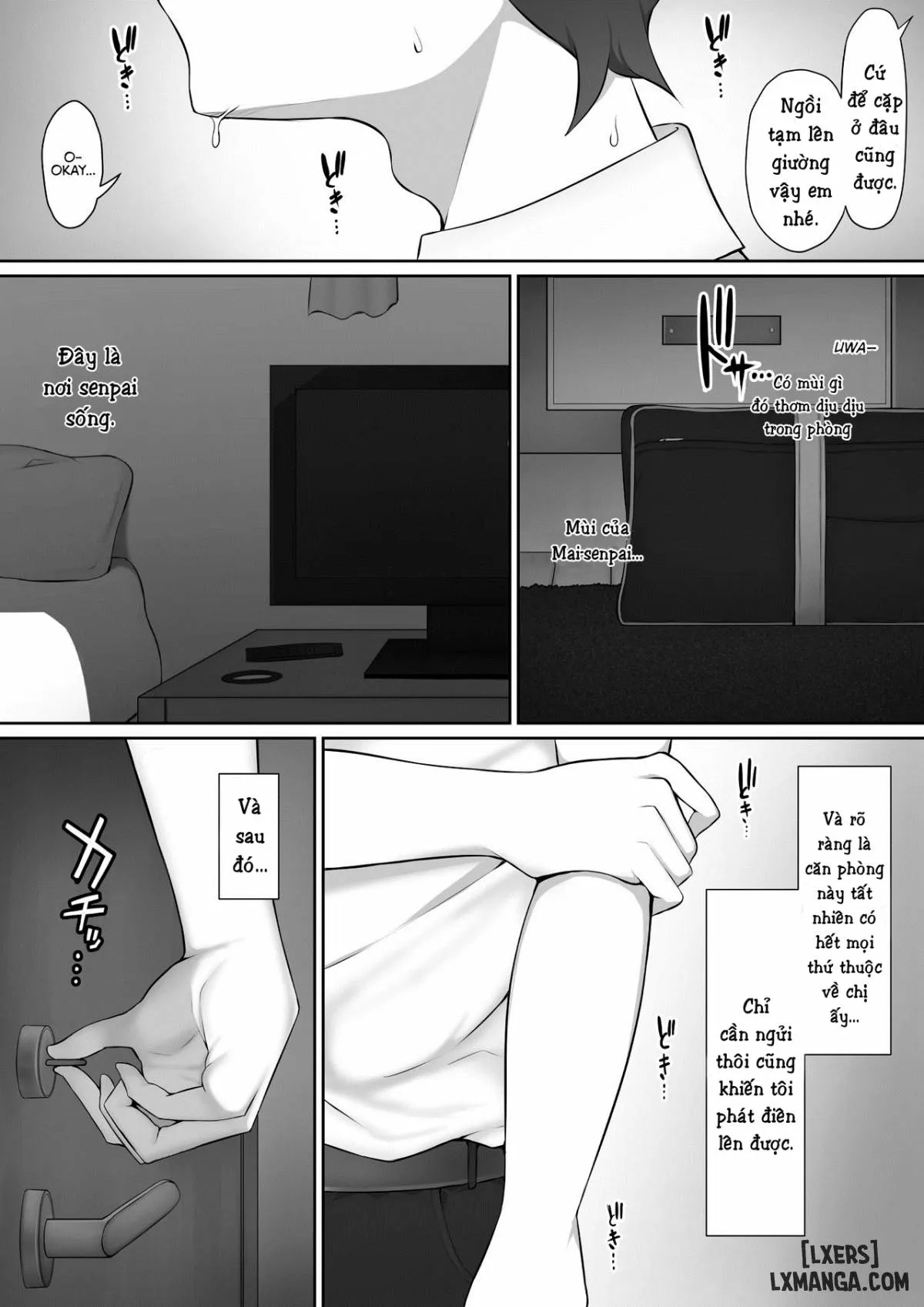 HentaiVN.net - Ảnh 16 - Senpai mà tôi crush bất ngờ dẫn tôi về nhà sau giờ học [The Senpai That I Yearn For Brought Me To Her House After School; Houkago, Akogare No Senpai Ni Tsurerarete-] - Oneshot