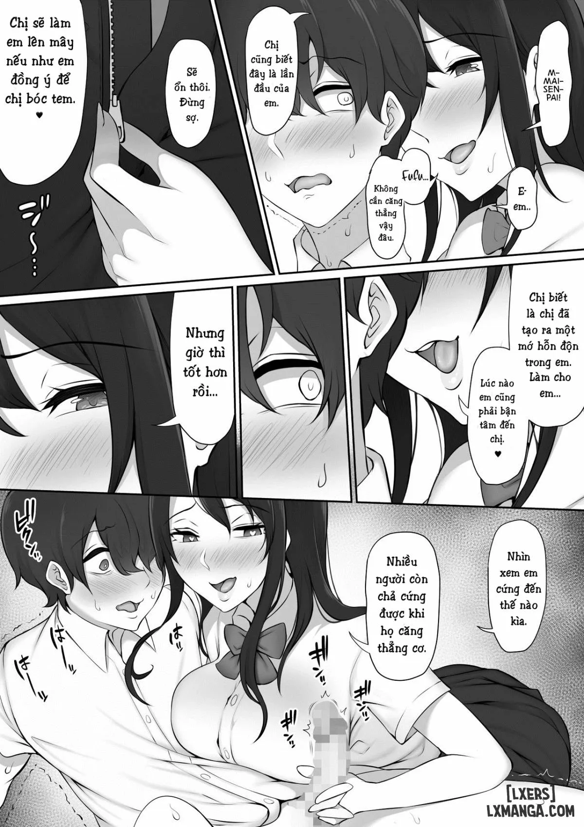 HentaiVN.net - Ảnh 22 - Senpai mà tôi crush bất ngờ dẫn tôi về nhà sau giờ học [The Senpai That I Yearn For Brought Me To Her House After School; Houkago, Akogare No Senpai Ni Tsurerarete-] - Oneshot