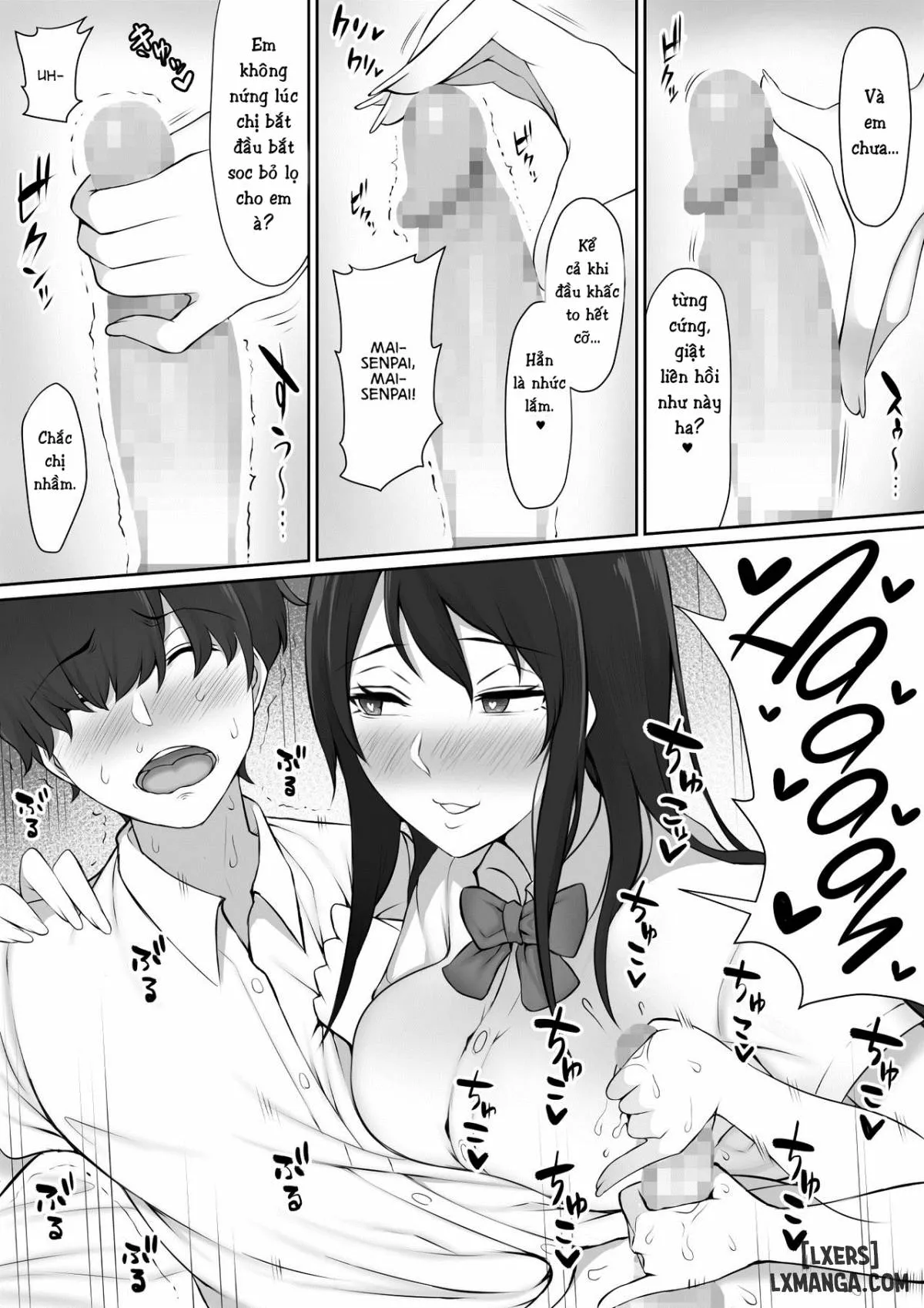 HentaiVN.net - Ảnh 23 - Senpai mà tôi crush bất ngờ dẫn tôi về nhà sau giờ học [The Senpai That I Yearn For Brought Me To Her House After School; Houkago, Akogare No Senpai Ni Tsurerarete-] - Oneshot