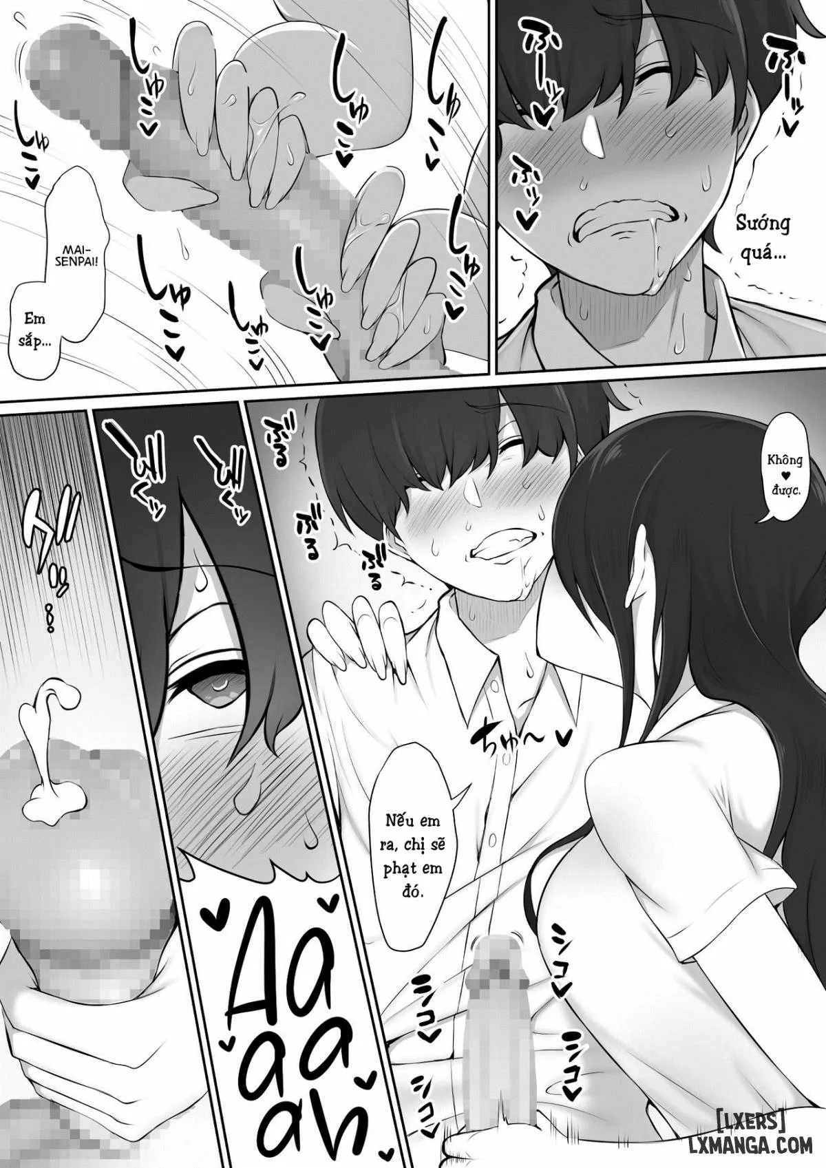 HentaiVN.net - Ảnh 24 - Senpai mà tôi crush bất ngờ dẫn tôi về nhà sau giờ học [The Senpai That I Yearn For Brought Me To Her House After School; Houkago, Akogare No Senpai Ni Tsurerarete-] - Oneshot