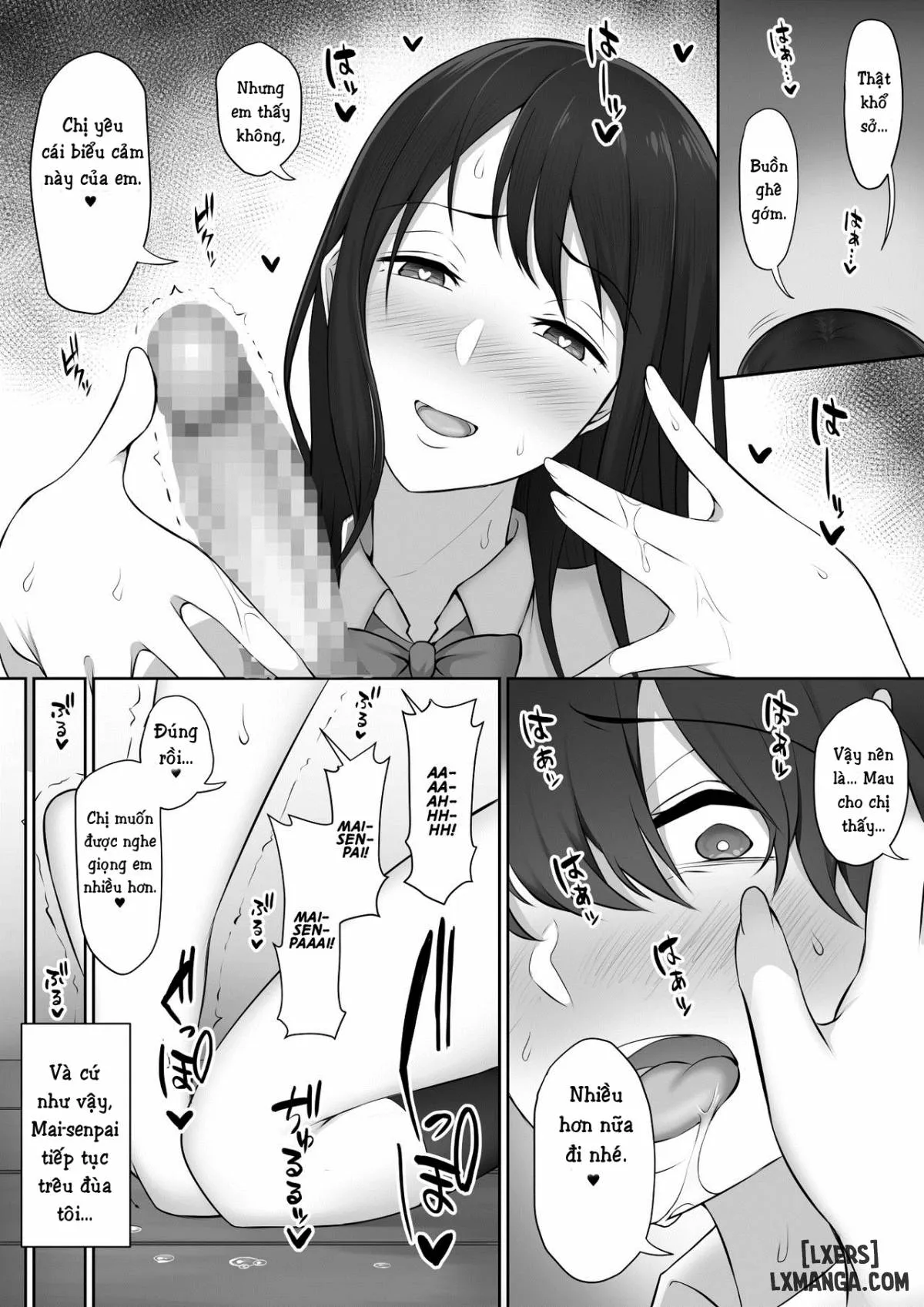 HentaiVN.net - Ảnh 32 - Senpai mà tôi crush bất ngờ dẫn tôi về nhà sau giờ học [The Senpai That I Yearn For Brought Me To Her House After School; Houkago, Akogare No Senpai Ni Tsurerarete-] - Oneshot