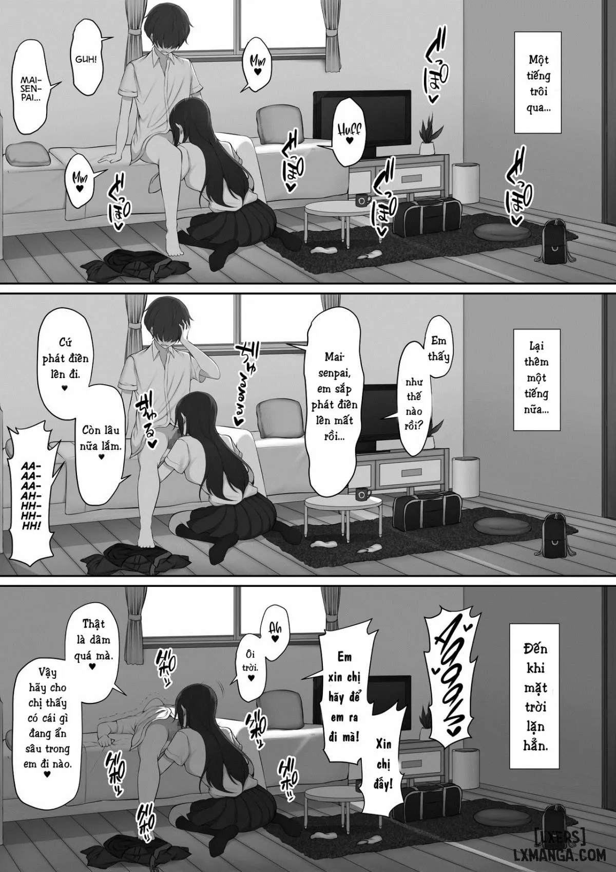 HentaiVN.net - Ảnh 33 - Senpai mà tôi crush bất ngờ dẫn tôi về nhà sau giờ học [The Senpai That I Yearn For Brought Me To Her House After School; Houkago, Akogare No Senpai Ni Tsurerarete-] - Oneshot