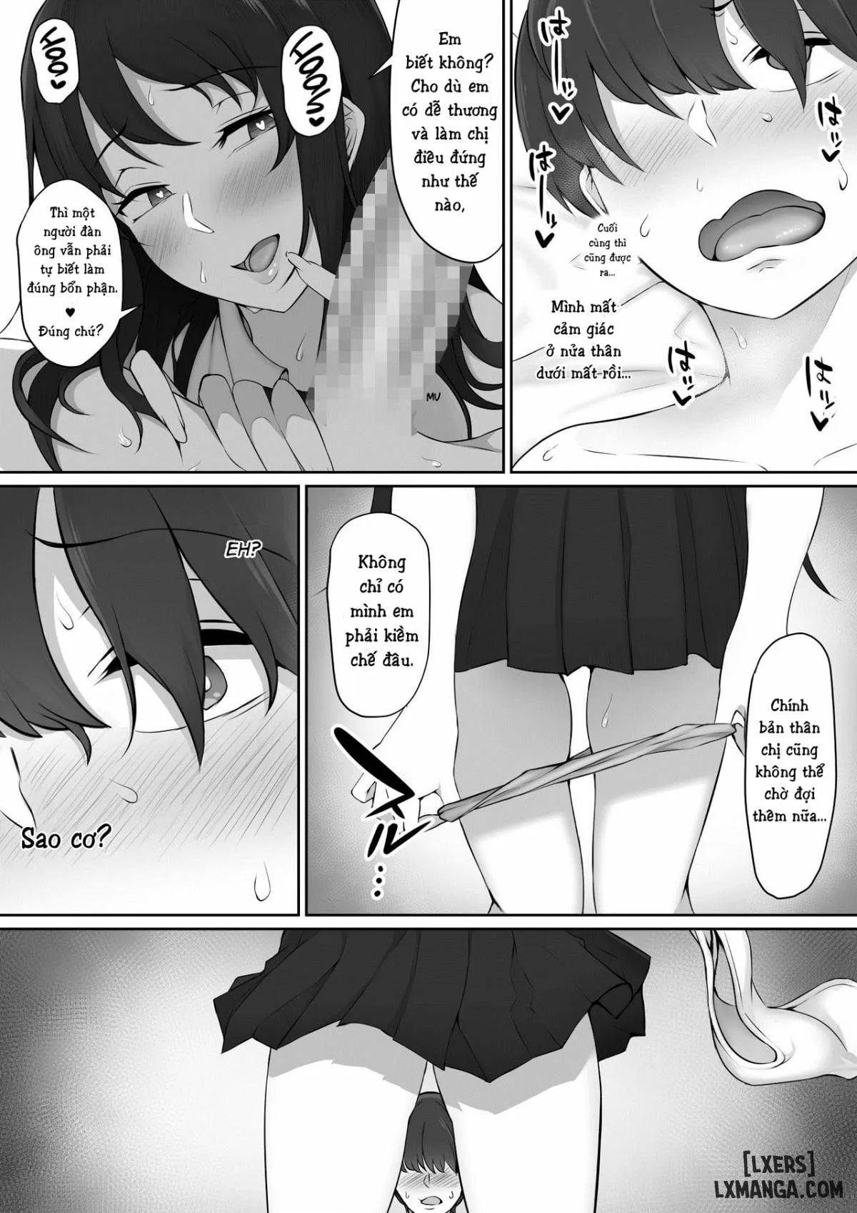 HentaiVN.net - Ảnh 38 - Senpai mà tôi crush bất ngờ dẫn tôi về nhà sau giờ học [The Senpai That I Yearn For Brought Me To Her House After School; Houkago, Akogare No Senpai Ni Tsurerarete-] - Oneshot