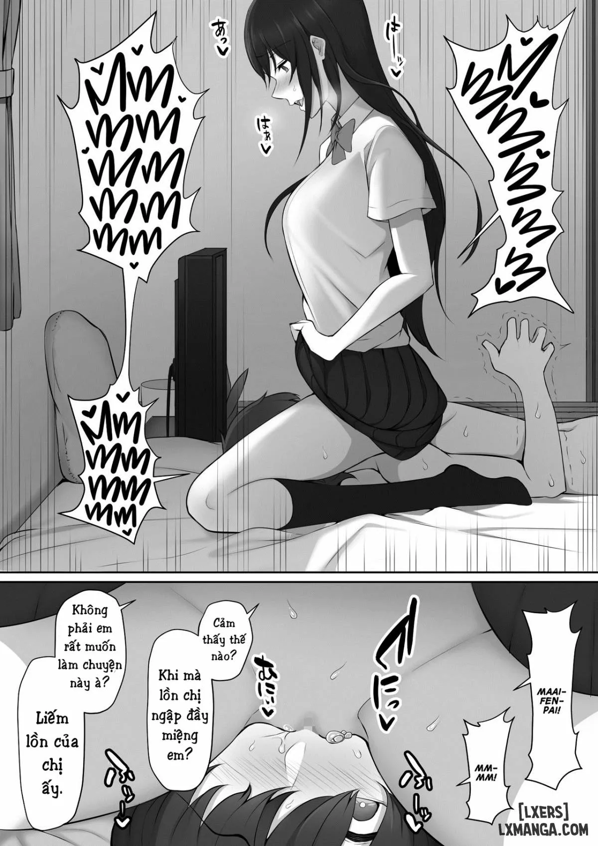 HentaiVN.net - Ảnh 41 - Senpai mà tôi crush bất ngờ dẫn tôi về nhà sau giờ học [The Senpai That I Yearn For Brought Me To Her House After School; Houkago, Akogare No Senpai Ni Tsurerarete-] - Oneshot