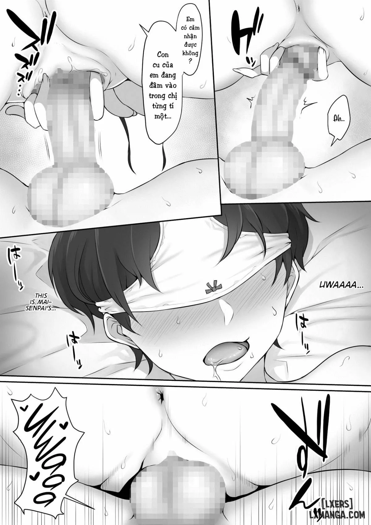 HentaiVN.net - Ảnh 47 - Senpai mà tôi crush bất ngờ dẫn tôi về nhà sau giờ học [The Senpai That I Yearn For Brought Me To Her House After School; Houkago, Akogare No Senpai Ni Tsurerarete-] - Oneshot