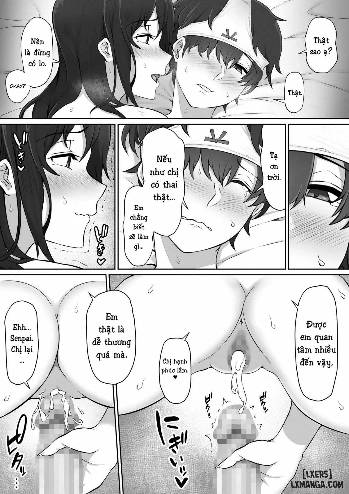 HentaiVN.net - Ảnh 58 - Senpai mà tôi crush bất ngờ dẫn tôi về nhà sau giờ học [The Senpai That I Yearn For Brought Me To Her House After School; Houkago, Akogare No Senpai Ni Tsurerarete-] - Oneshot