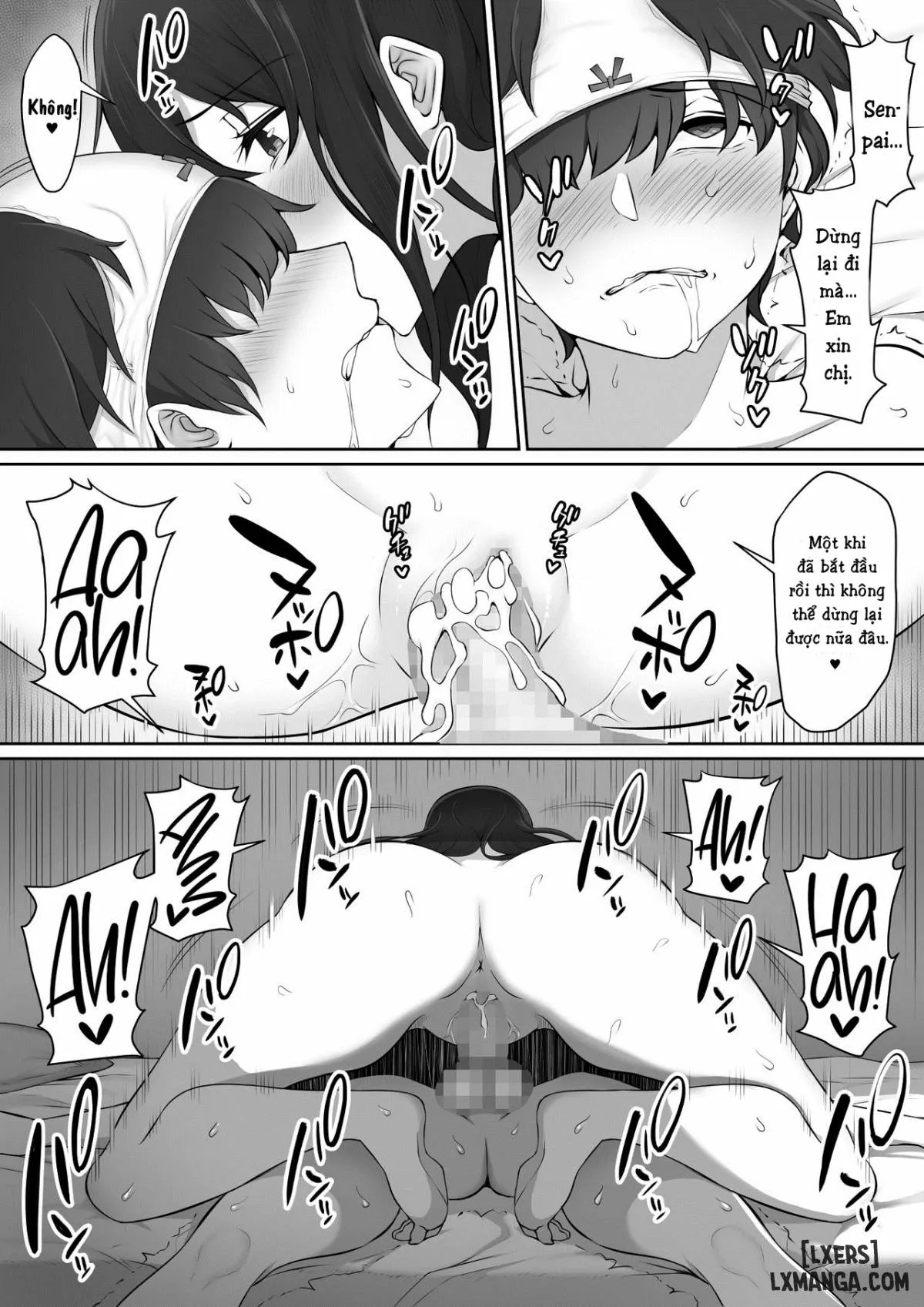 HentaiVN.net - Ảnh 60 - Senpai mà tôi crush bất ngờ dẫn tôi về nhà sau giờ học [The Senpai That I Yearn For Brought Me To Her House After School; Houkago, Akogare No Senpai Ni Tsurerarete-] - Oneshot