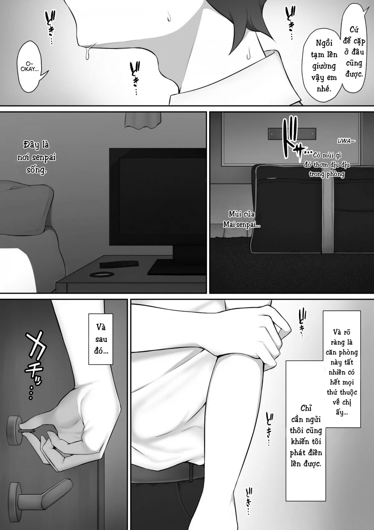 HentaiVN.net - Ảnh 17 - Senpai mà tôi crush bất ngờ dẫn tôi về nhà sau giờ học [The Senpai That I Yearn For Brought Me To Her House After School; Houkago, Akogare No Senpai Ni Tsurerarete-] - Chap 1