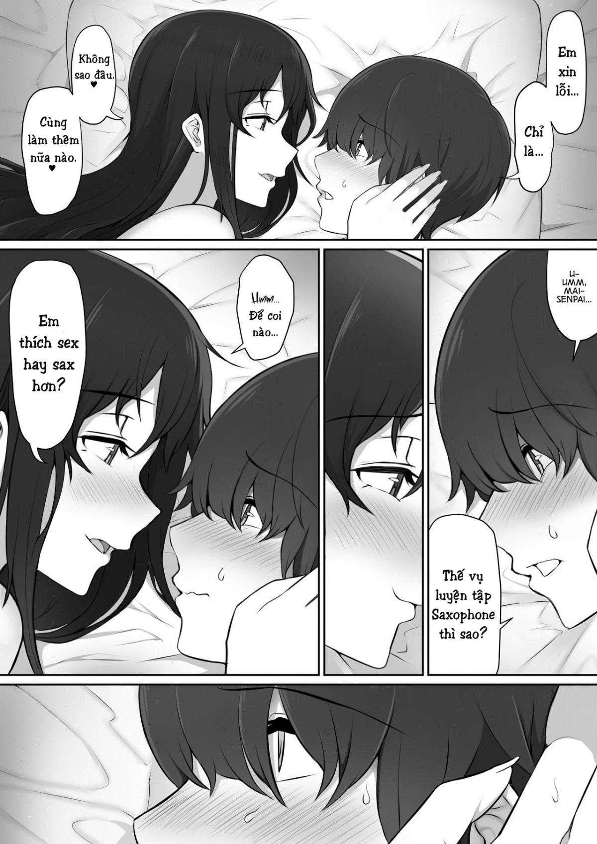 HentaiVN.net - Ảnh 29 - Senpai mà tôi crush bất ngờ dẫn tôi về nhà sau giờ học [The Senpai That I Yearn For Brought Me To Her House After School; Houkago, Akogare No Senpai Ni Tsurerarete-] - Chap 2