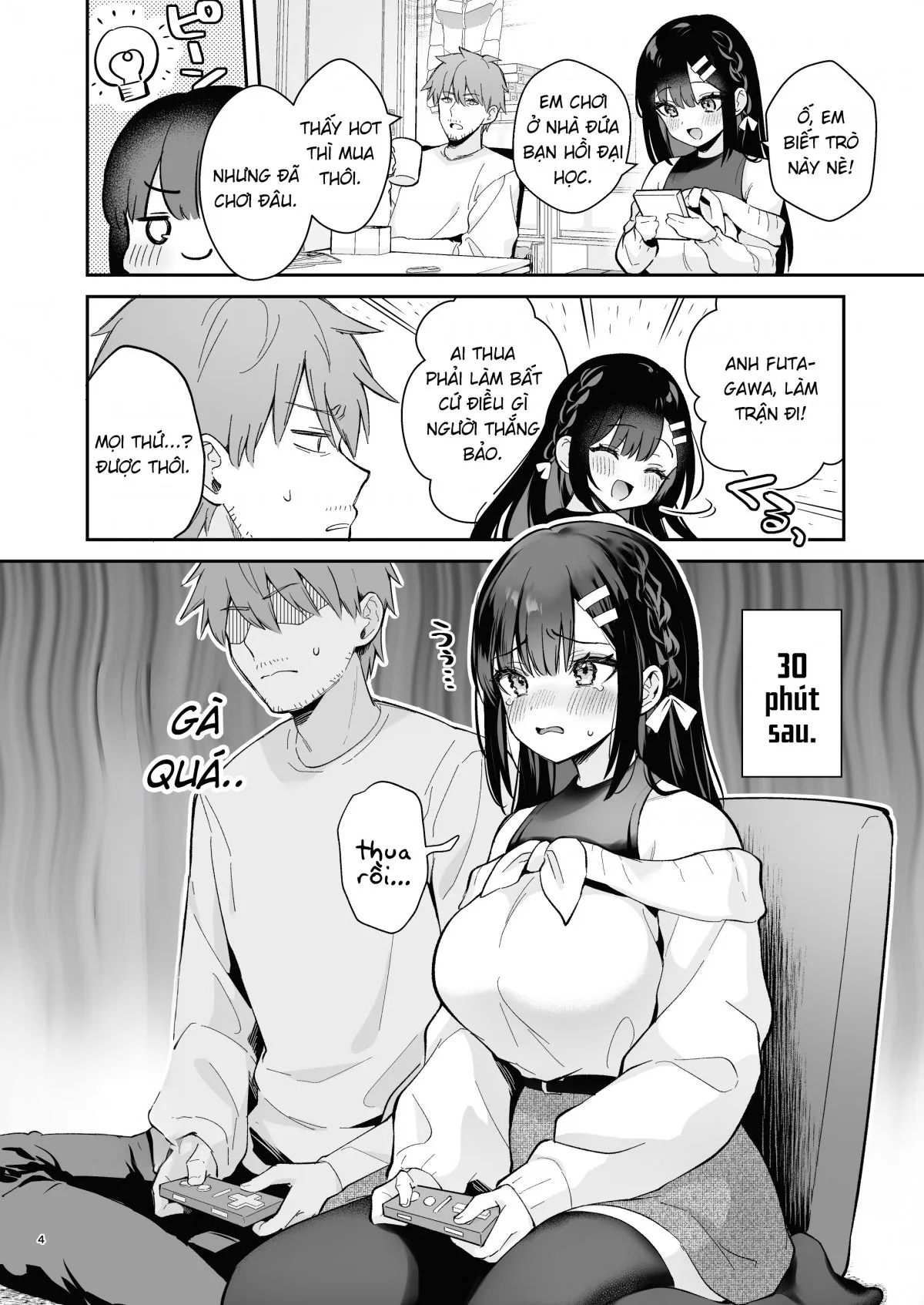 HentaiVN.net - Ảnh 7 - Chơi thua thì chịu phạt [はじらい罰ゲーム] - Game over
