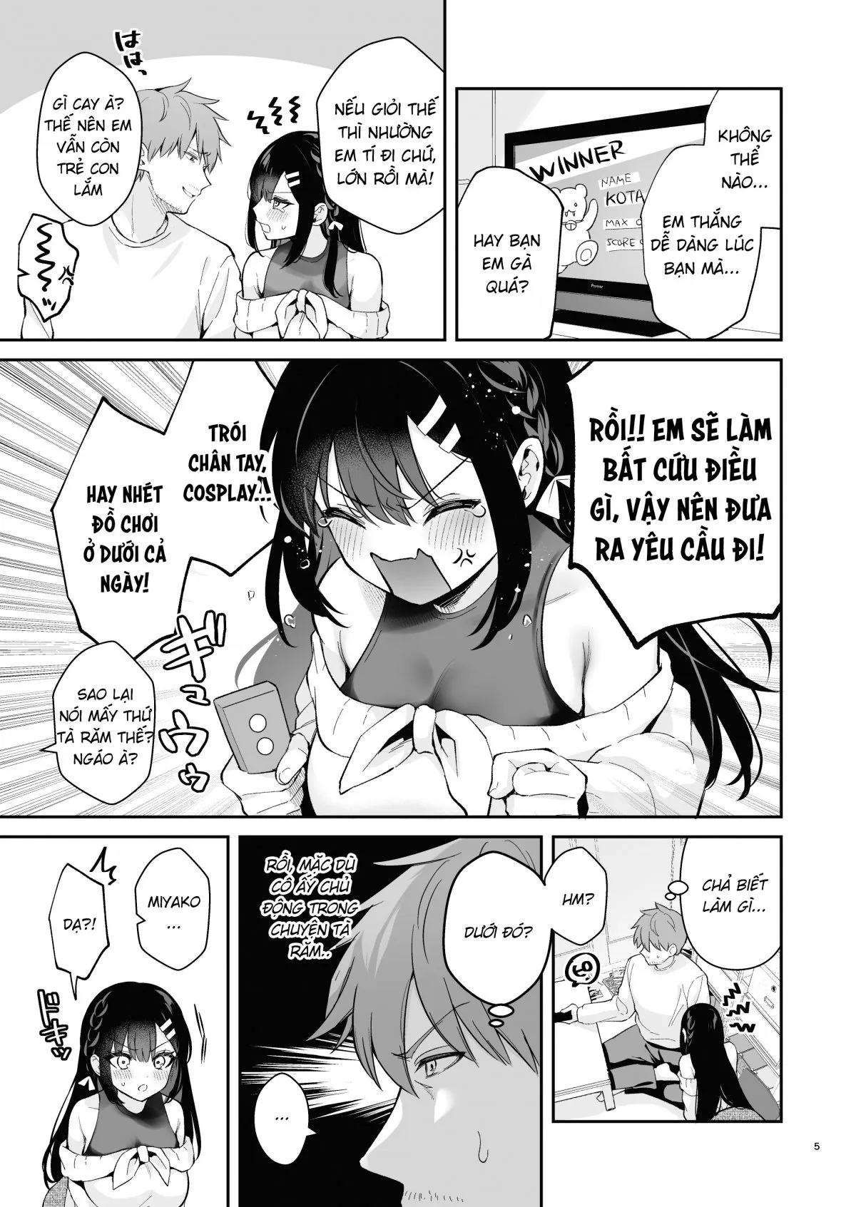 HentaiVN.net - Ảnh 8 - Chơi thua thì chịu phạt [はじらい罰ゲーム] - Game over