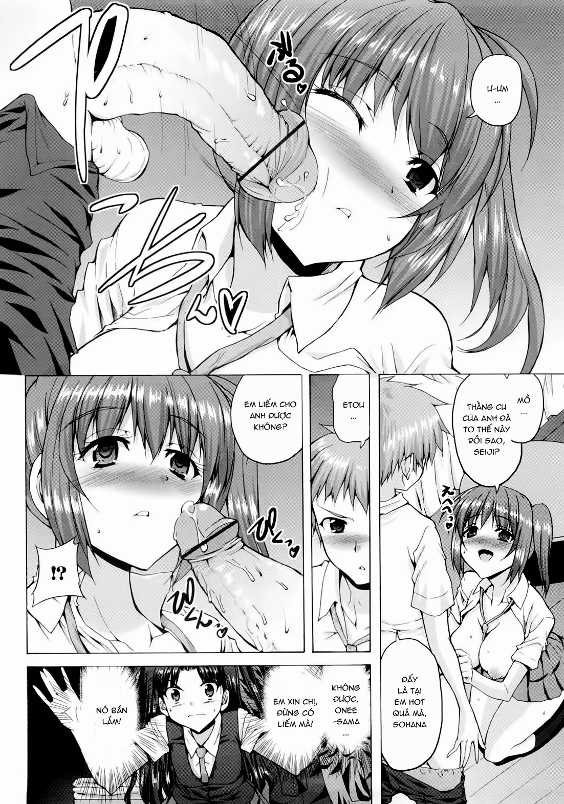 HentaiVN.net - Ảnh 6 - Triangle H [とらいあんぐるH] - P2-Chap 2-Đã nghiện còn ngại^^