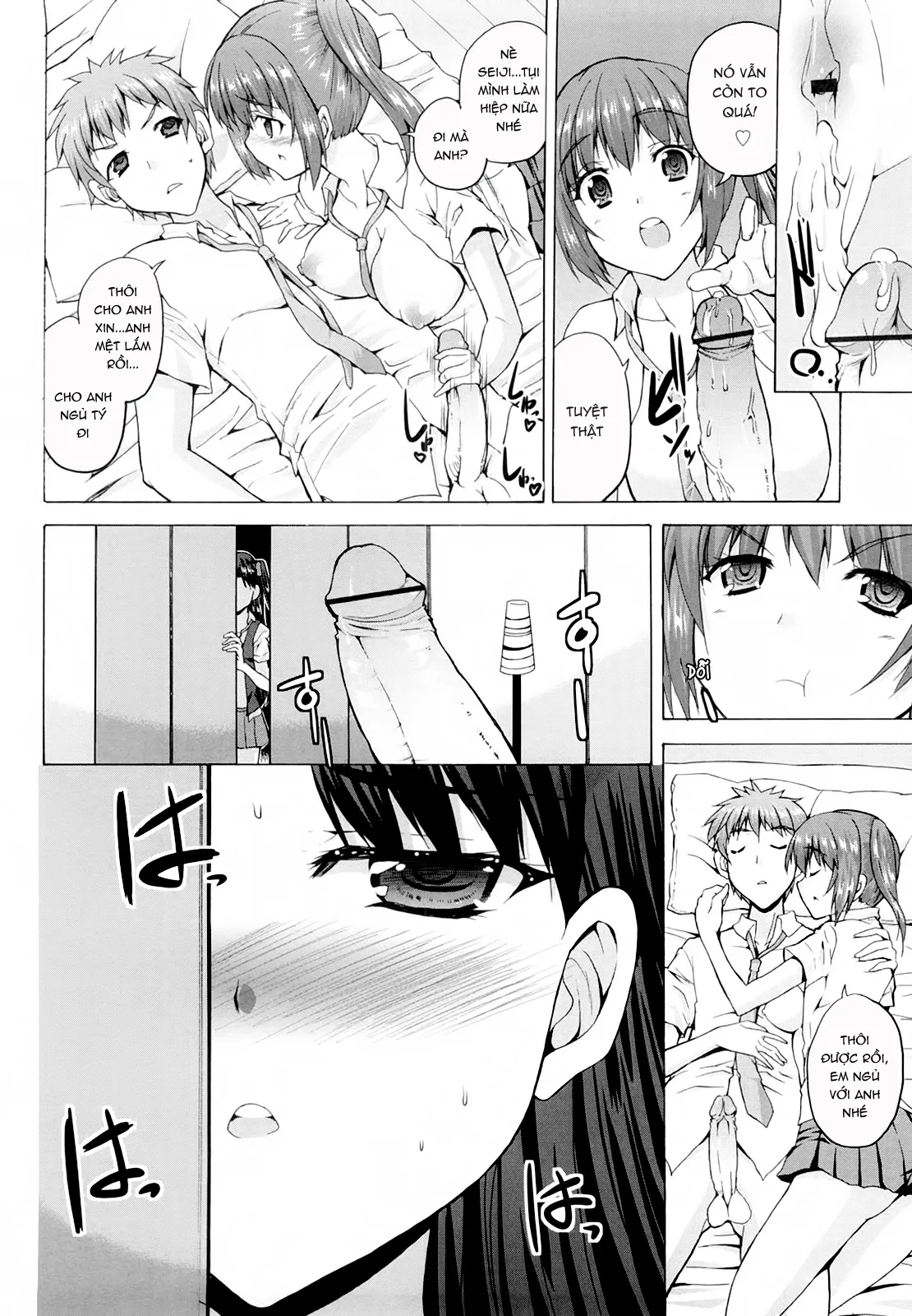 HentaiVN.net - Ảnh 16 - Triangle H [とらいあんぐるH] - P2-Chap 2-Đã nghiện còn ngại^^