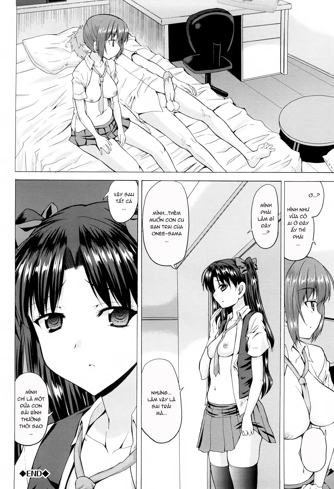 HentaiVN.net - Ảnh 18 - Triangle H [とらいあんぐるH] - P2-Chap 2-Đã nghiện còn ngại^^