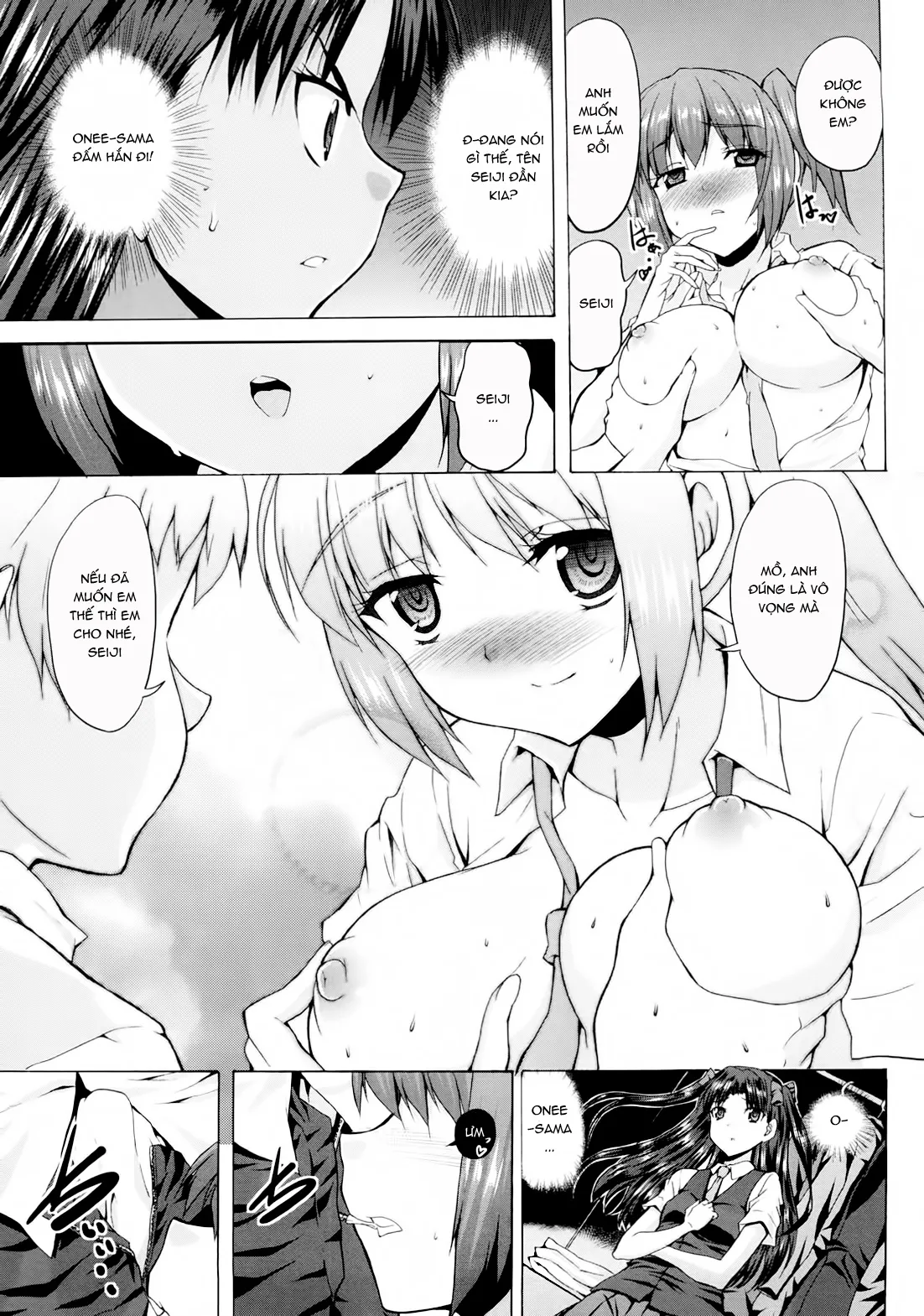 HentaiVN.net - Ảnh 5 - Triangle H [とらいあんぐるH] - P2-Chap 2-Đã nghiện còn ngại^^