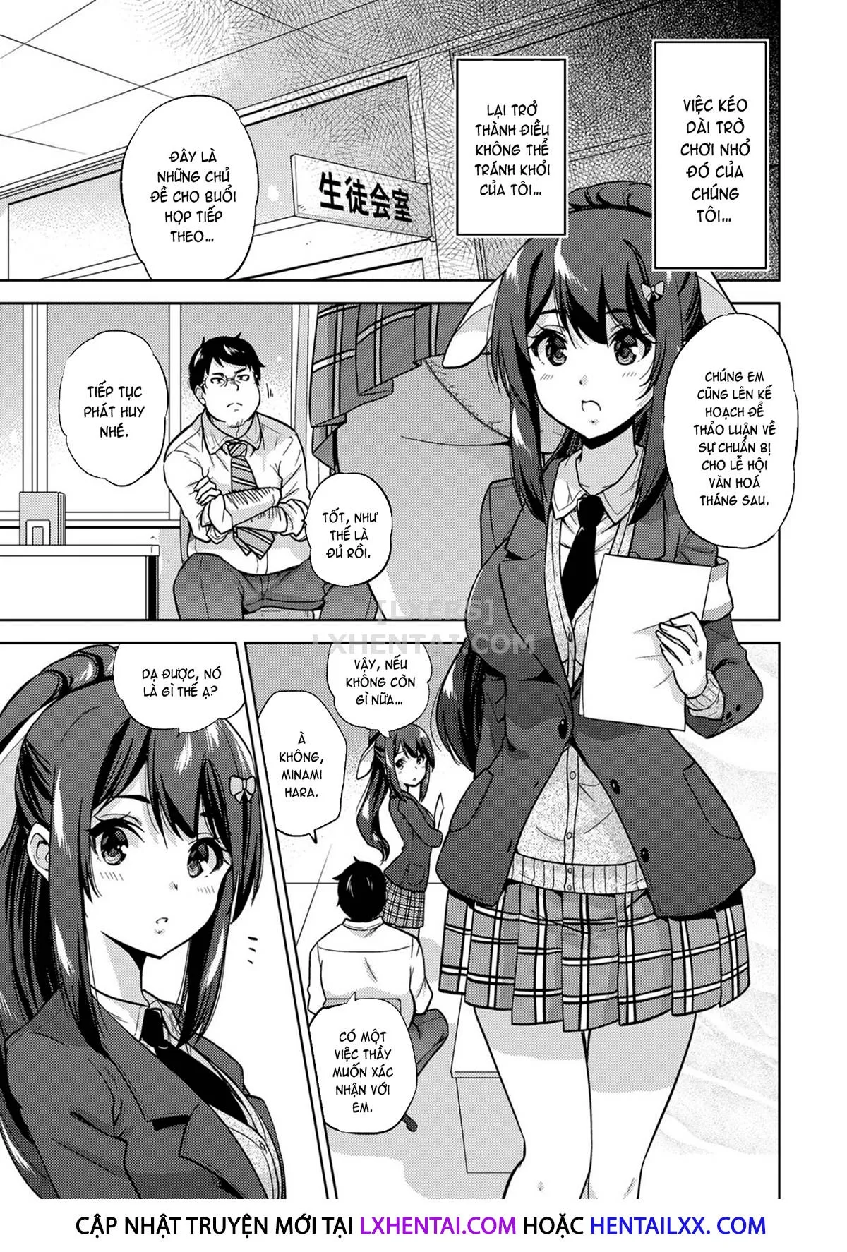HentaiVN.net - Ảnh 12 - SNS Seitokai Yakuin Wo Netotte Share Suru Hanashi. [A Story About Fucking A Student Council Member And Sharing Her Pics Online] - Chap 1