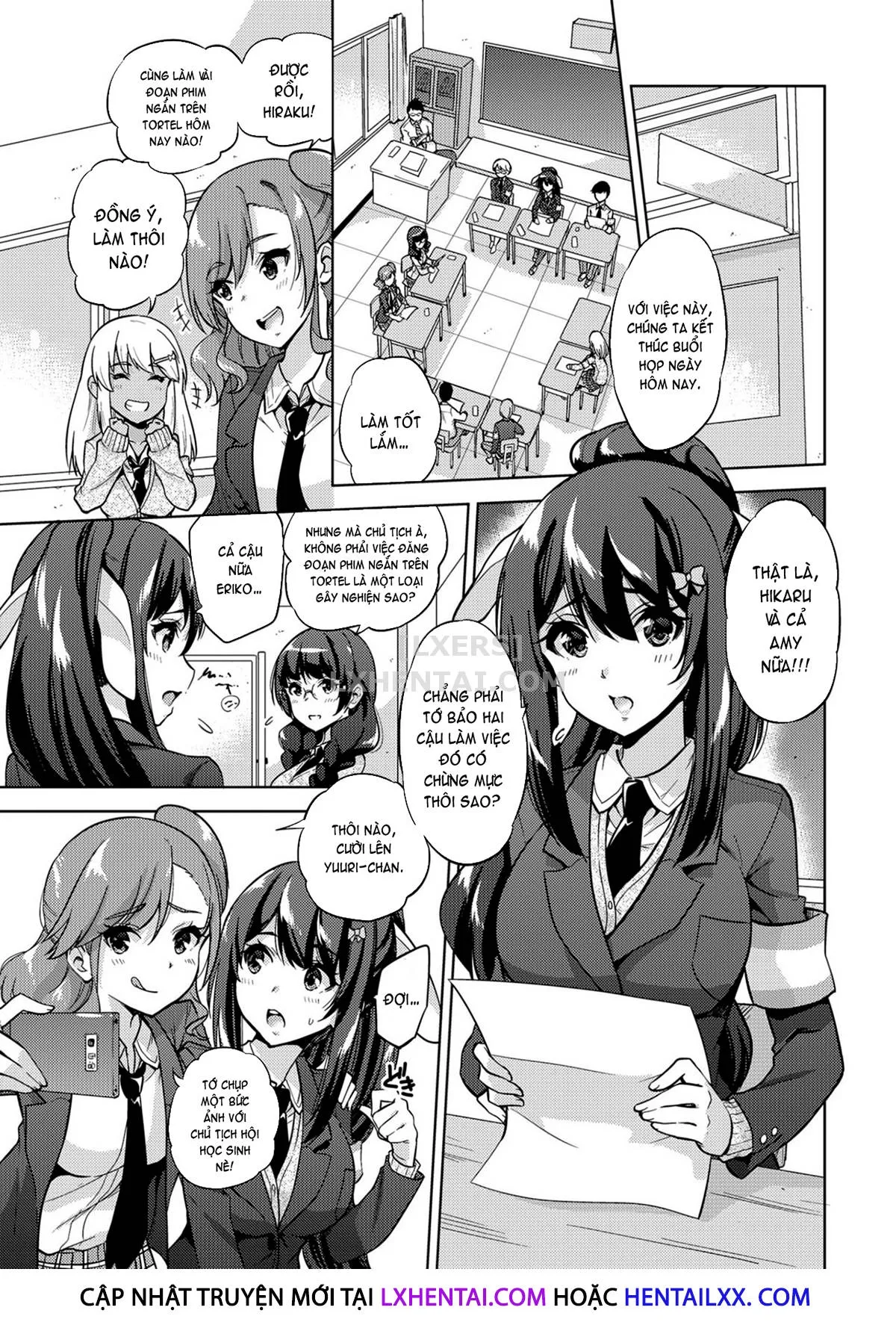 HentaiVN.net - Ảnh 6 - SNS Seitokai Yakuin Wo Netotte Share Suru Hanashi. [A Story About Fucking A Student Council Member And Sharing Her Pics Online] - Chap 1