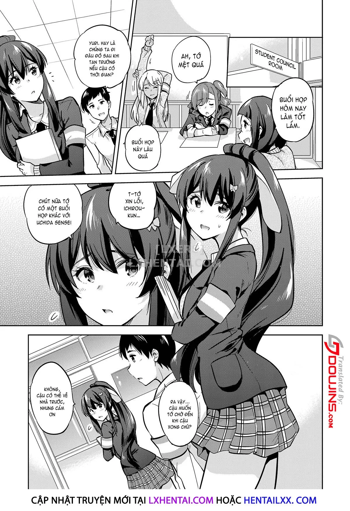 HentaiVN.net - Ảnh 6 - SNS Seitokai Yakuin Wo Netotte Share Suru Hanashi. [A Story About Fucking A Student Council Member And Sharing Her Pics Online] - Chap 2