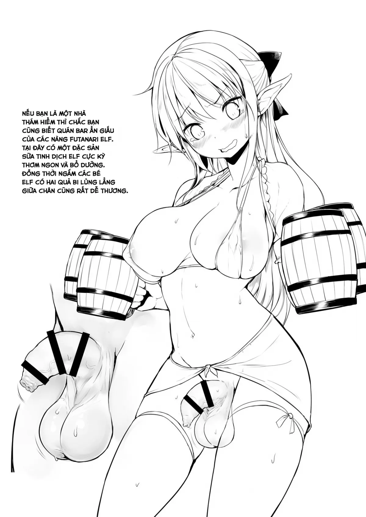HentaiVN.net - Ảnh 12 - Futanari Elf-chan's Sub-quest [Một Câu Chuyện Khác về Bé Elf] - Oneshot