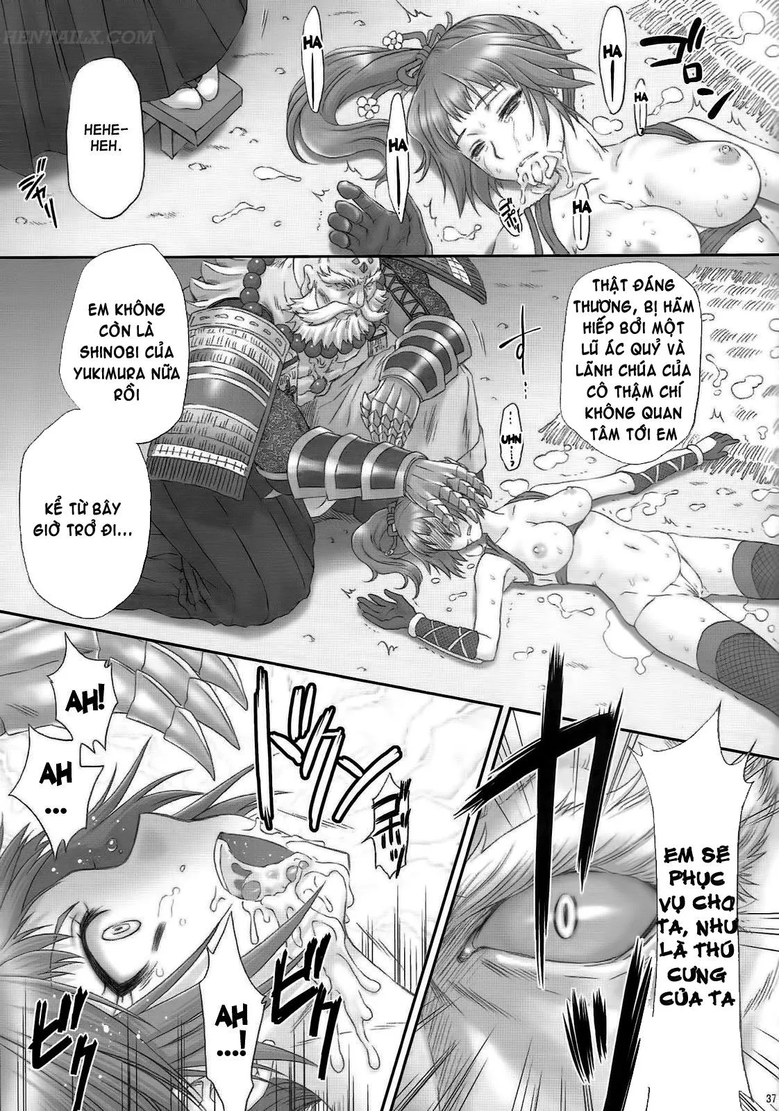 HentaiVN.net - Ảnh 37 - Pitiful Kunoichi [Kunoichi Muzan; Kunoichi Muzan | Pitiful Kunoichi] - Oneshot