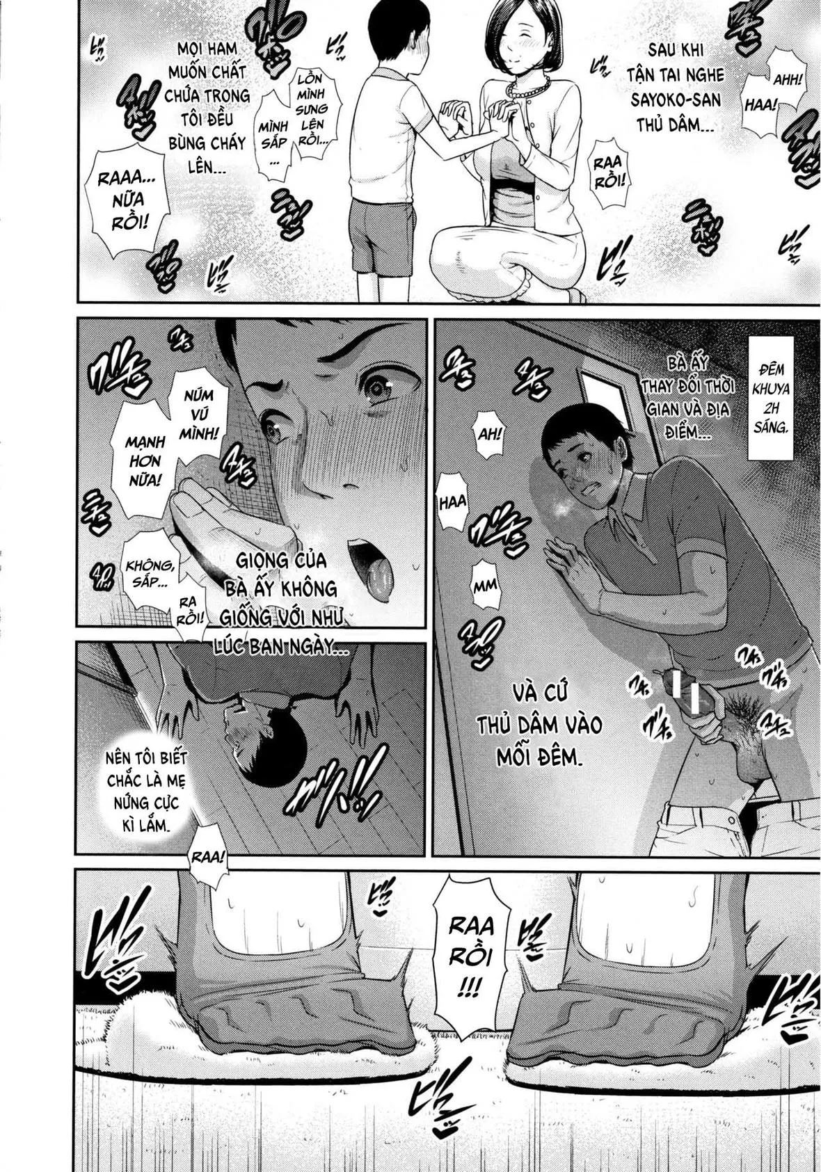 HentaiVN.net - Ảnh 7 - Mayonaka No Haha - Chap 1