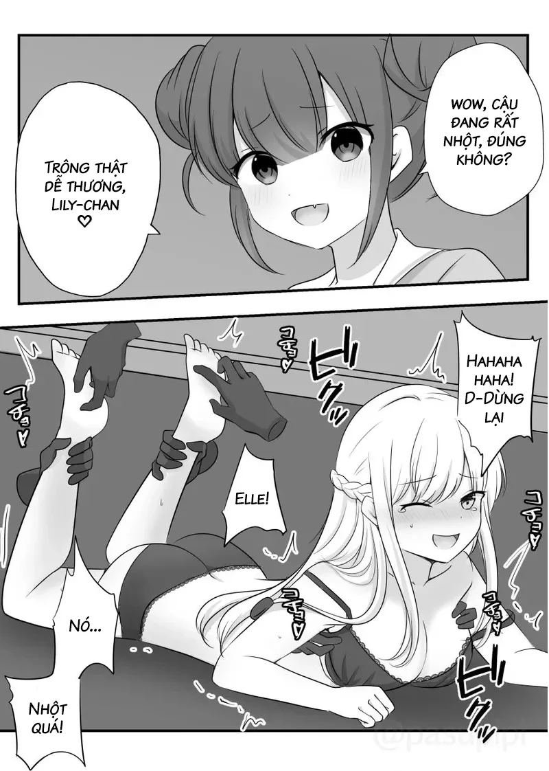 HentaiVN.net - Ảnh 13 - Câu chuyện về Elle bị linh hồn ác nhập và bắt nạt Lily - Oneshot