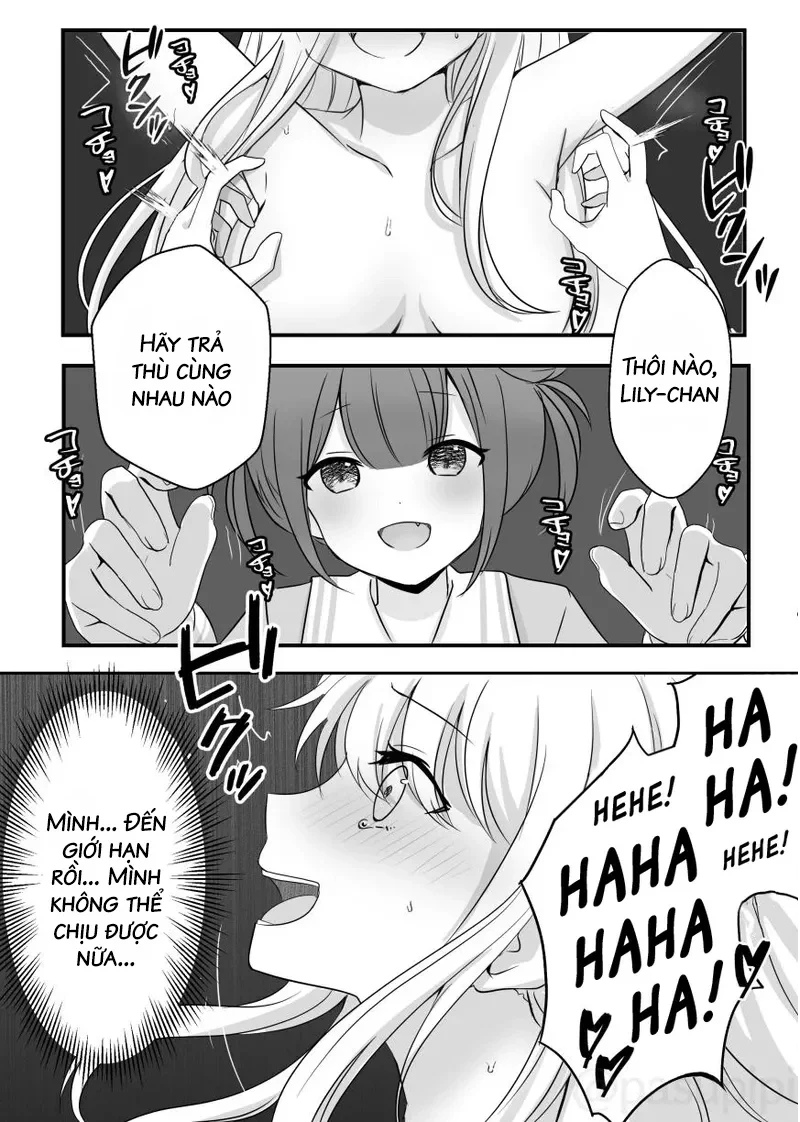 HentaiVN.net - Ảnh 18 - Câu chuyện về Elle bị linh hồn ác nhập và bắt nạt Lily - Oneshot