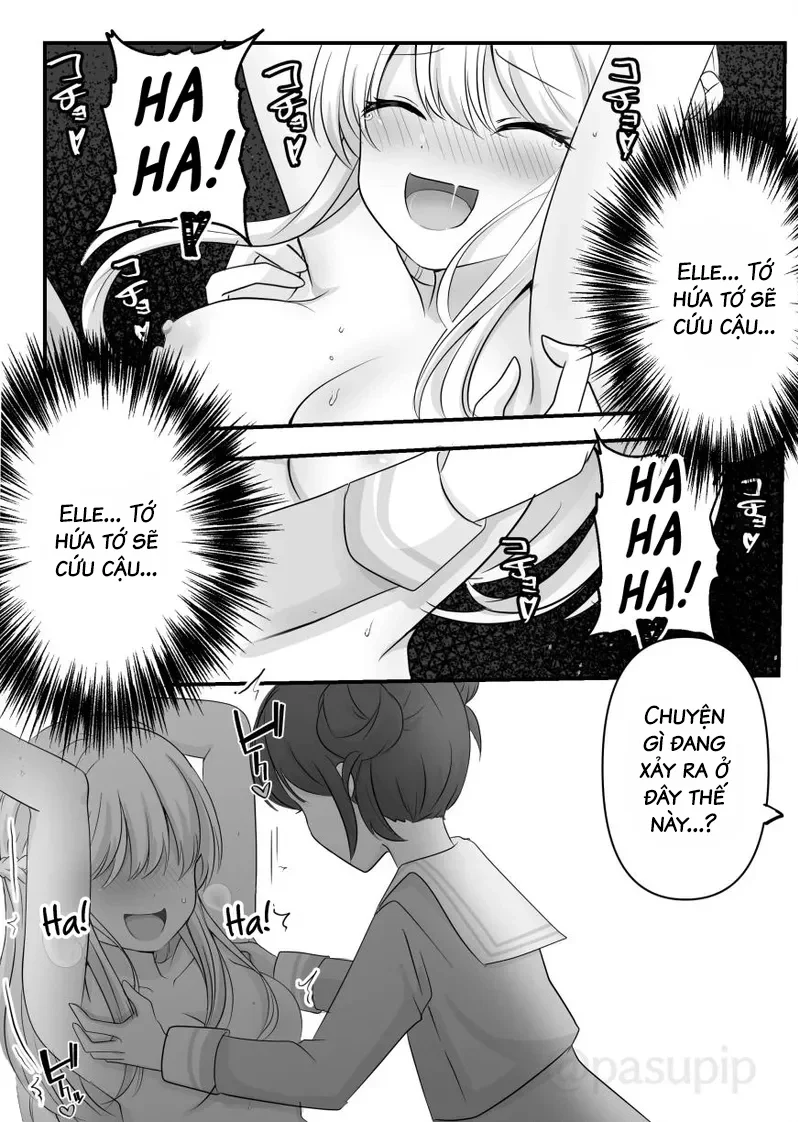 HentaiVN.net - Ảnh 19 - Câu chuyện về Elle bị linh hồn ác nhập và bắt nạt Lily - Oneshot