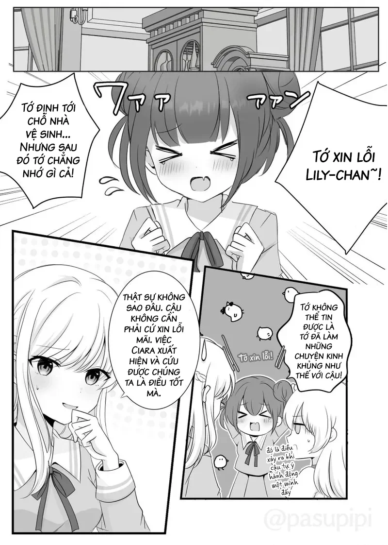 HentaiVN.net - Ảnh 21 - Câu chuyện về Elle bị linh hồn ác nhập và bắt nạt Lily - Oneshot