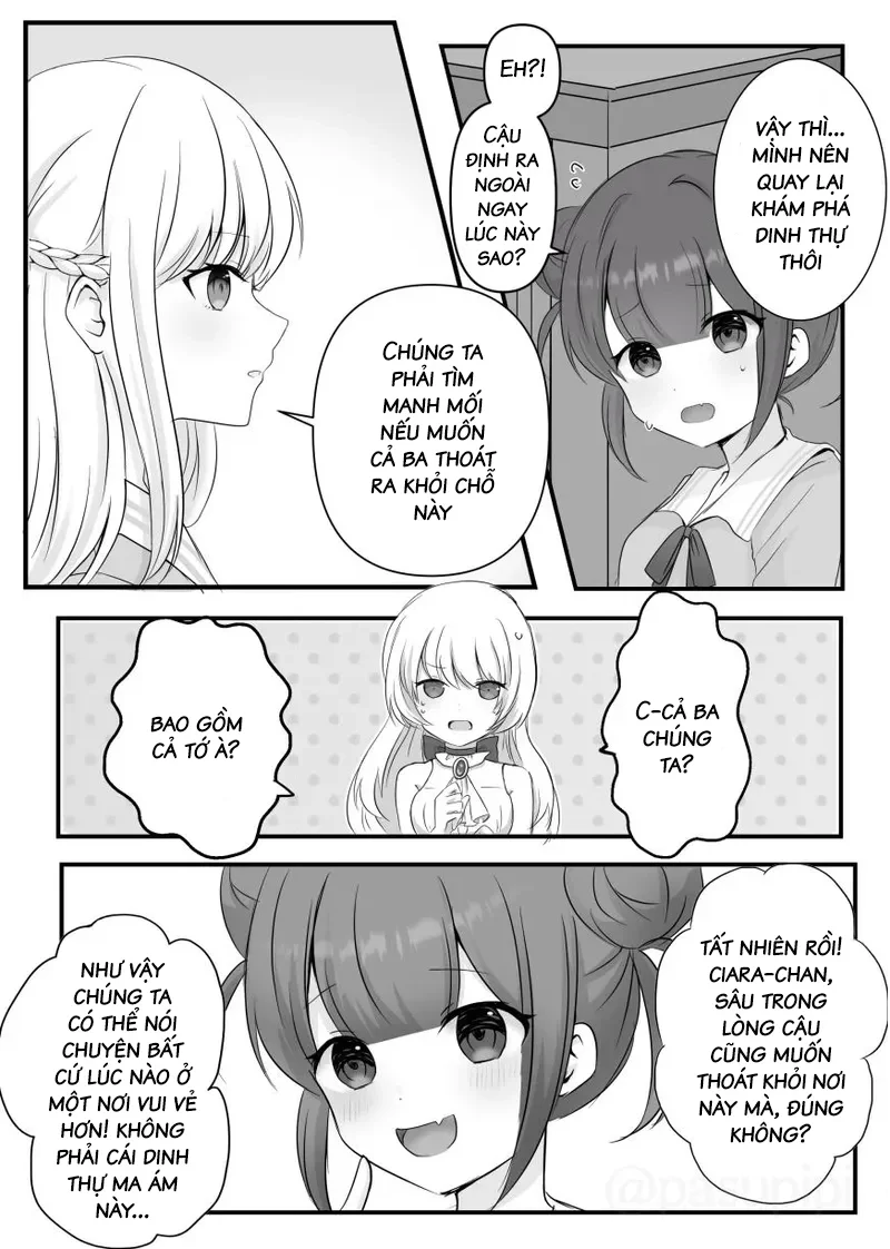 HentaiVN.net - Ảnh 23 - Câu chuyện về Elle bị linh hồn ác nhập và bắt nạt Lily - Oneshot