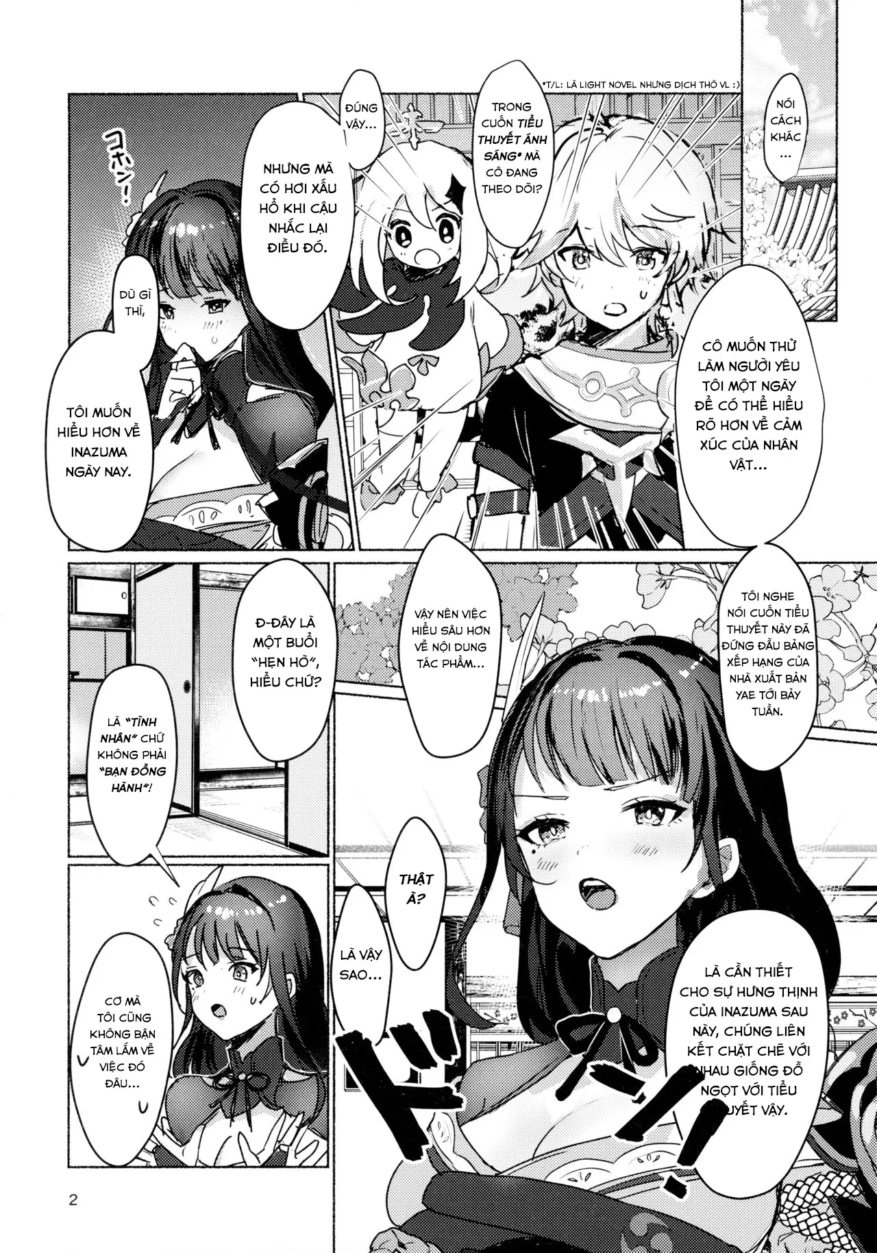 HentaiVN.net - Ảnh 3 - Raiden Shogun to xxx no Tokkun o Suru Hon [XXX Training with the Raiden Shogun] - Oneshot