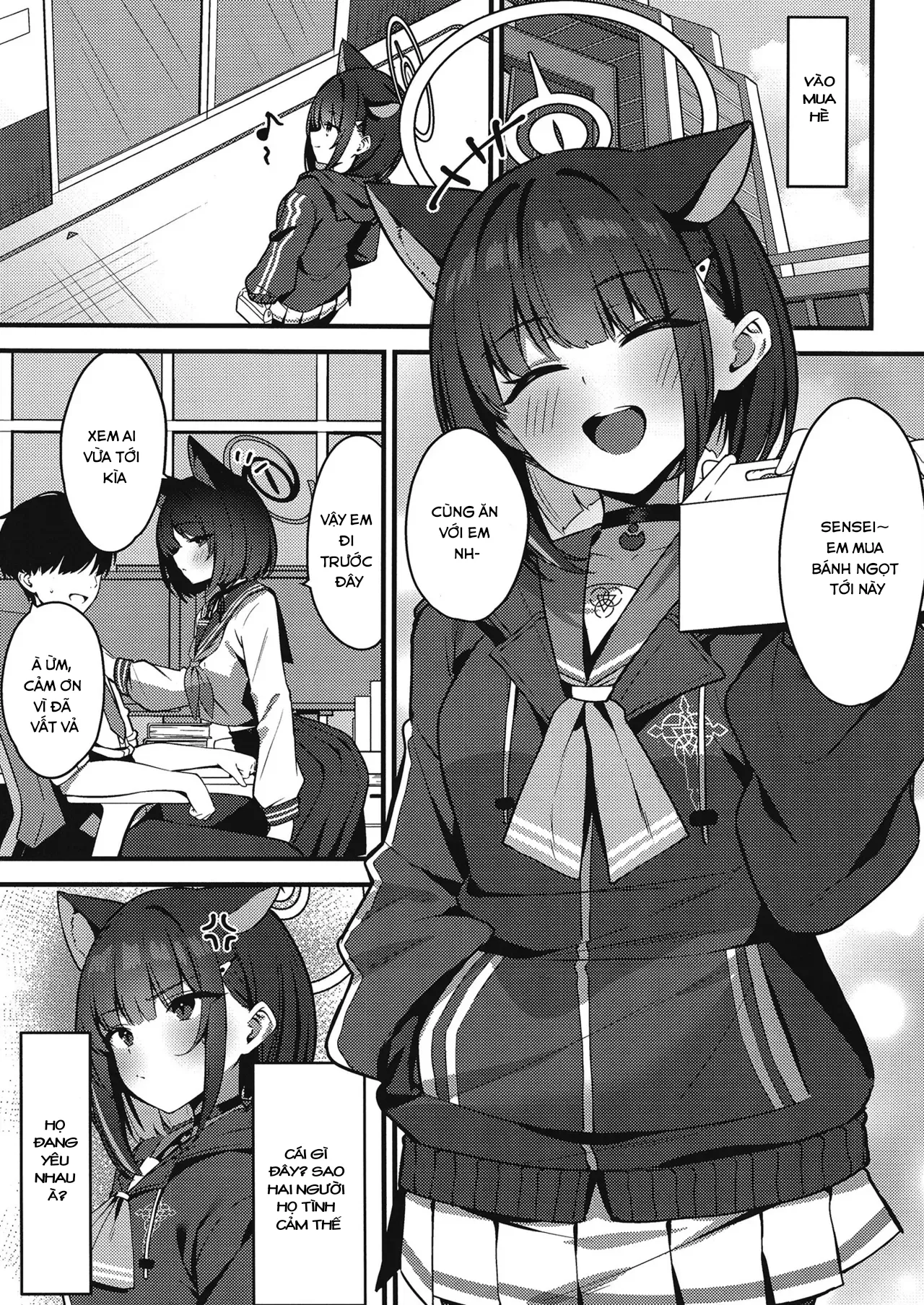 HentaiVN.net - Ảnh 2 - Sự Ghen Tị Của Kyouyama Kazusa - Oneshot