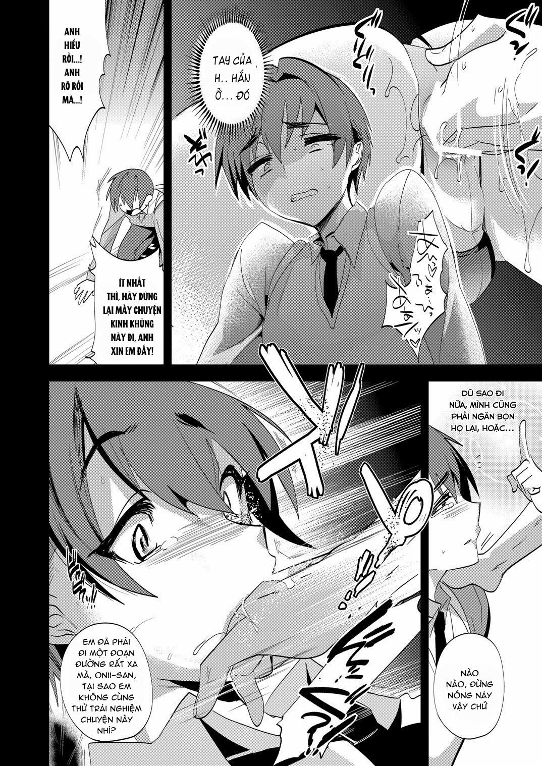 HentaiVN.net - Ảnh 15 - Onii-san nan dakara Gaman Shinasai - oneshot