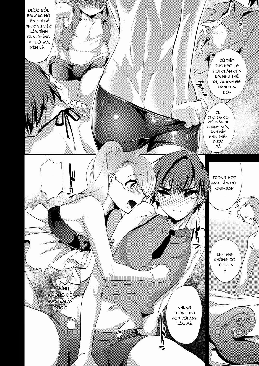 HentaiVN.net - Ảnh 21 - Onii-san nan dakara Gaman Shinasai - oneshot