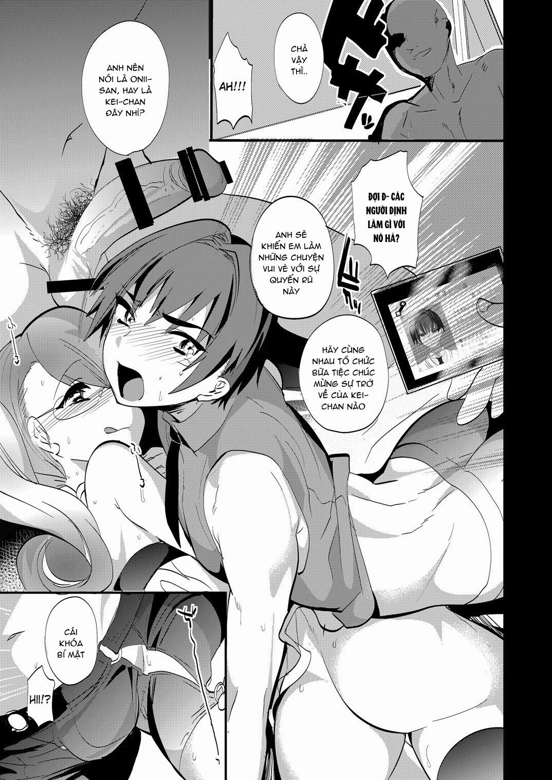 HentaiVN.net - Ảnh 22 - Onii-san nan dakara Gaman Shinasai - oneshot