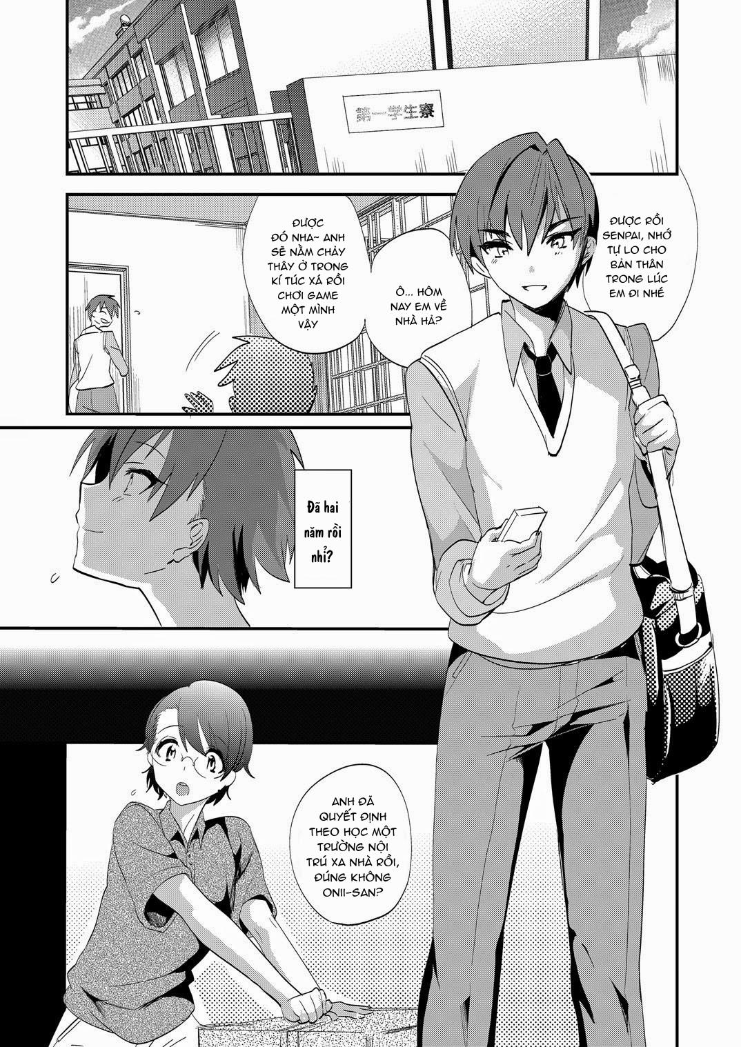 HentaiVN.net - Ảnh 8 - Onii-san nan dakara Gaman Shinasai - oneshot