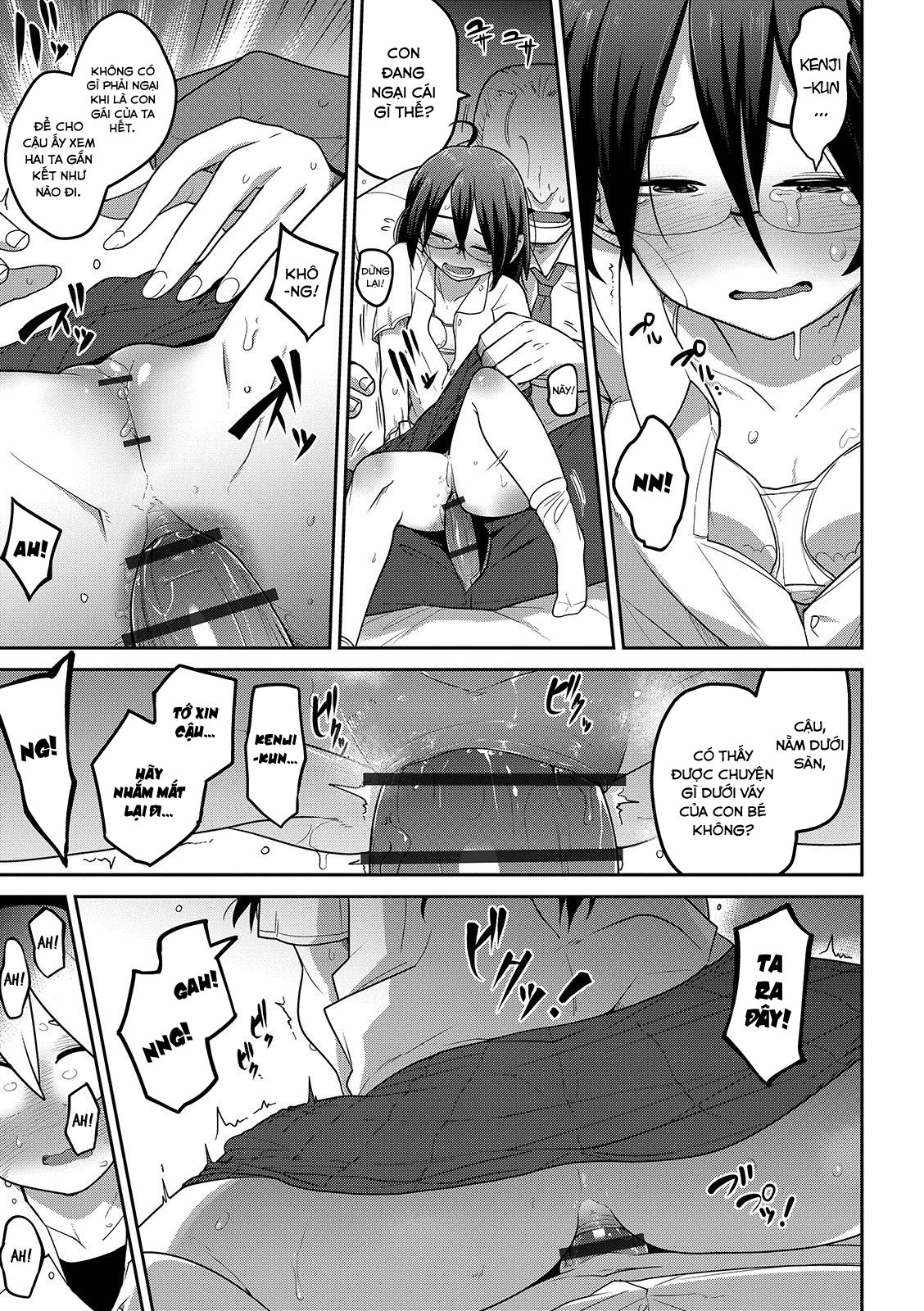 HentaiVN.net - Ảnh 12 - Ba của tớ nghiêm khắc lắm [Souiu no ni Kibishii Chichi; My Dad's Really Strict About Stuff Like That] - Oneshot nhân văn