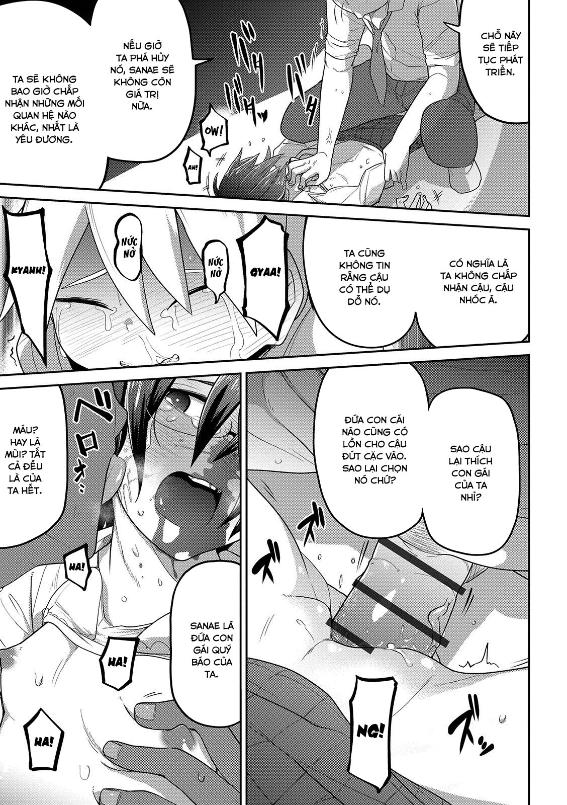 HentaiVN.net - Ảnh 20 - Ba của tớ nghiêm khắc lắm [Souiu no ni Kibishii Chichi; My Dad's Really Strict About Stuff Like That] - Oneshot nhân văn