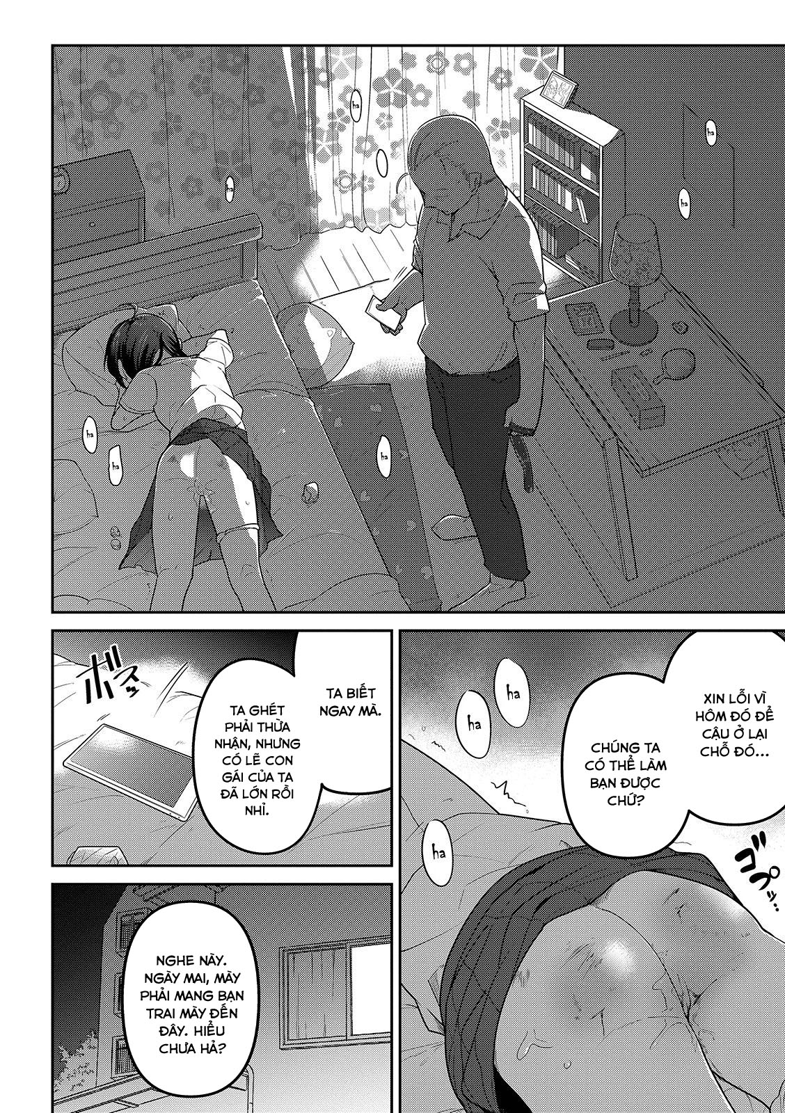 HentaiVN.net - Ảnh 9 - Ba của tớ nghiêm khắc lắm [Souiu no ni Kibishii Chichi; My Dad's Really Strict About Stuff Like That] - Oneshot nhân văn