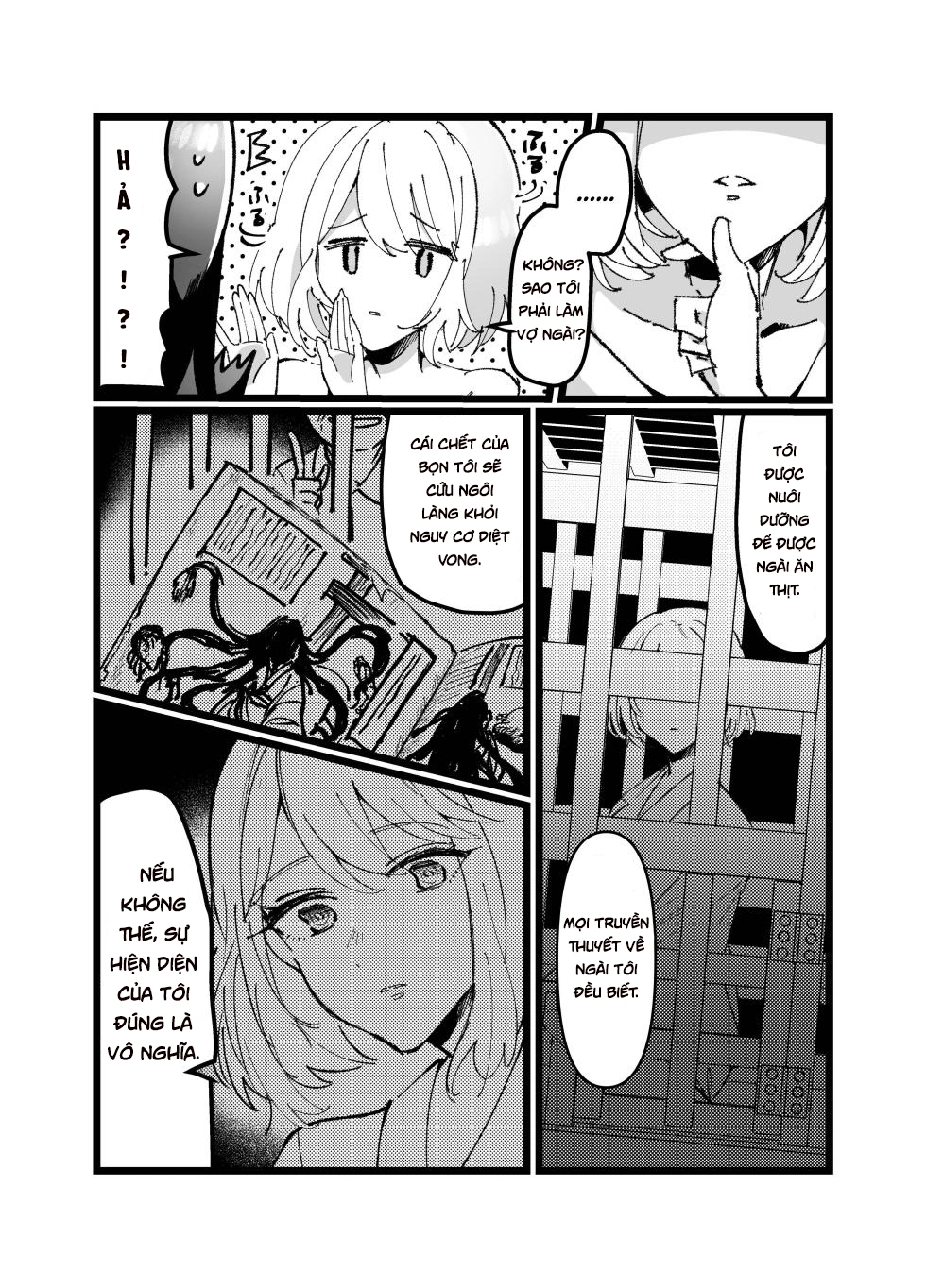 HentaiVN.net - Ảnh 10 - Sacrifice for the Evil God - Chapter 1