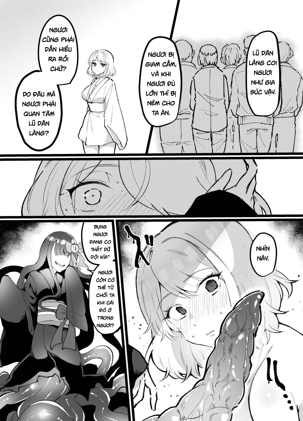 HentaiVN.net - Ảnh 18 - Sacrifice for the Evil God - Chapter 1
