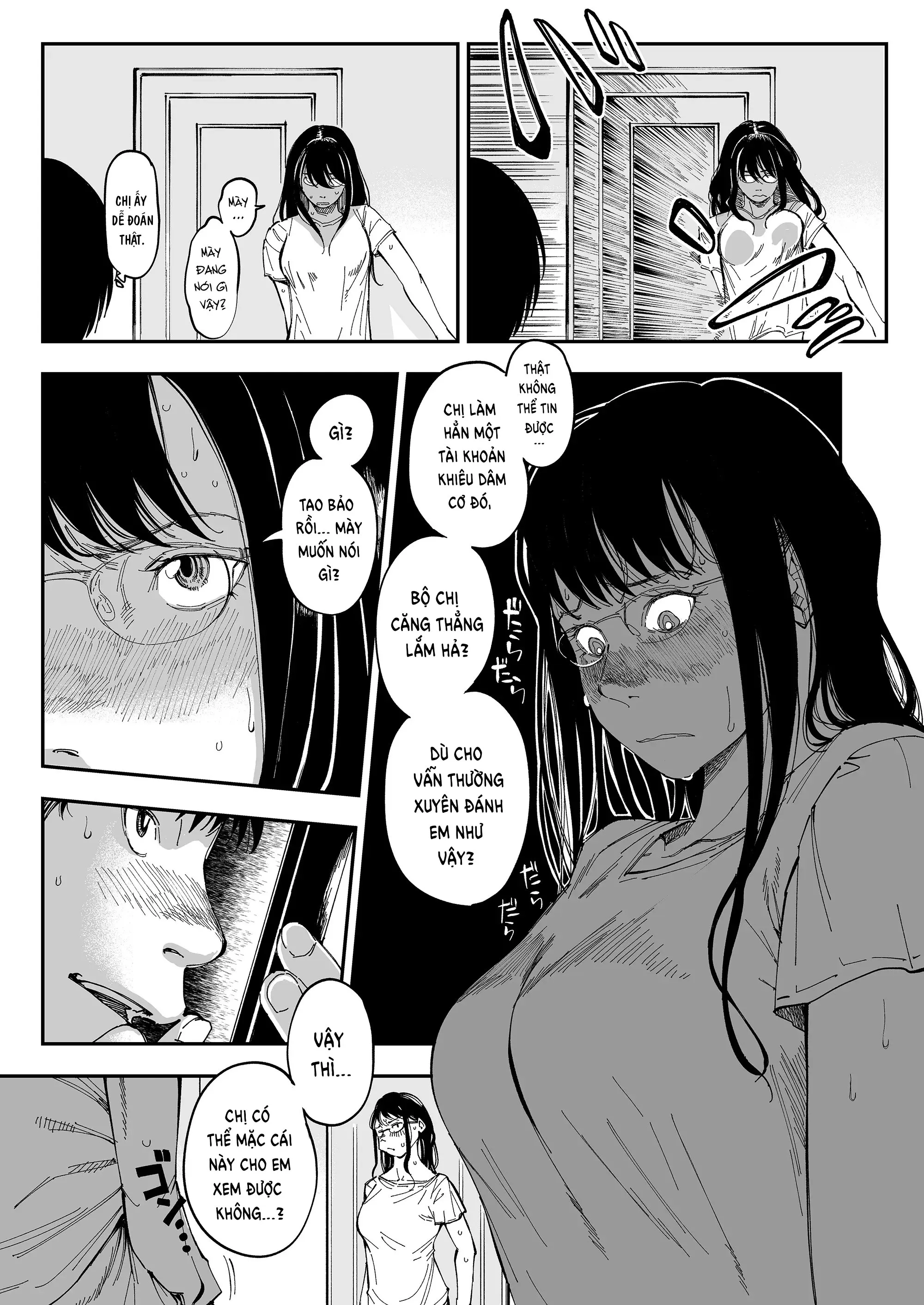 HentaiVN.net - Ảnh 12 - Khi bạn tìm thấy tài khoản khiêu dâm của chị gái. [姉貴のエロ垢見つけたら] - Nửa đầu