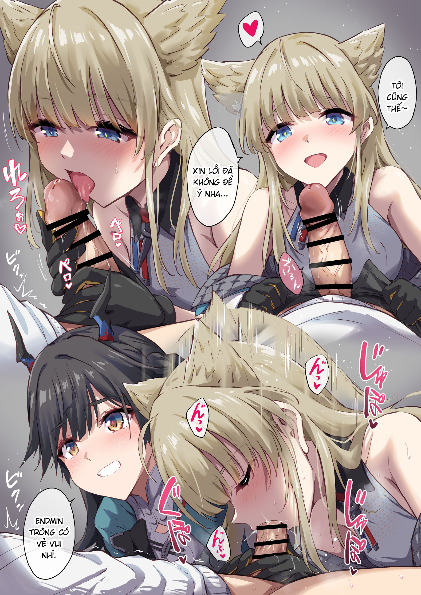 HentaiVN.net - Ảnh 2 - Chơi hai con vợ Chen và Perlica - Lâu rồi chưa làm sếch 3 (x2) trang