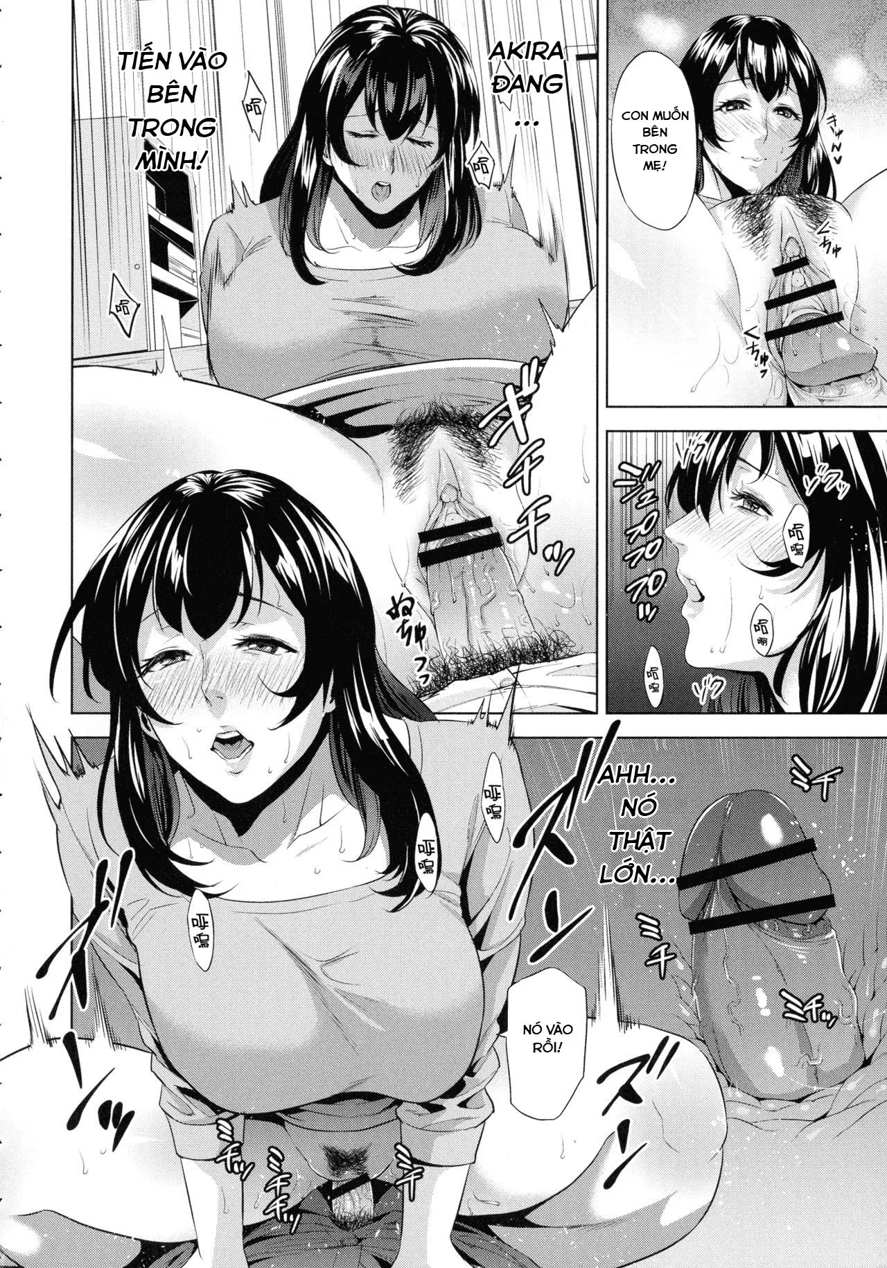 HentaiVN.net - Ảnh 13 - Gia sư, mẹ và tôi!!! [Kateikyoushi to Haha to Boku] - Oneshot