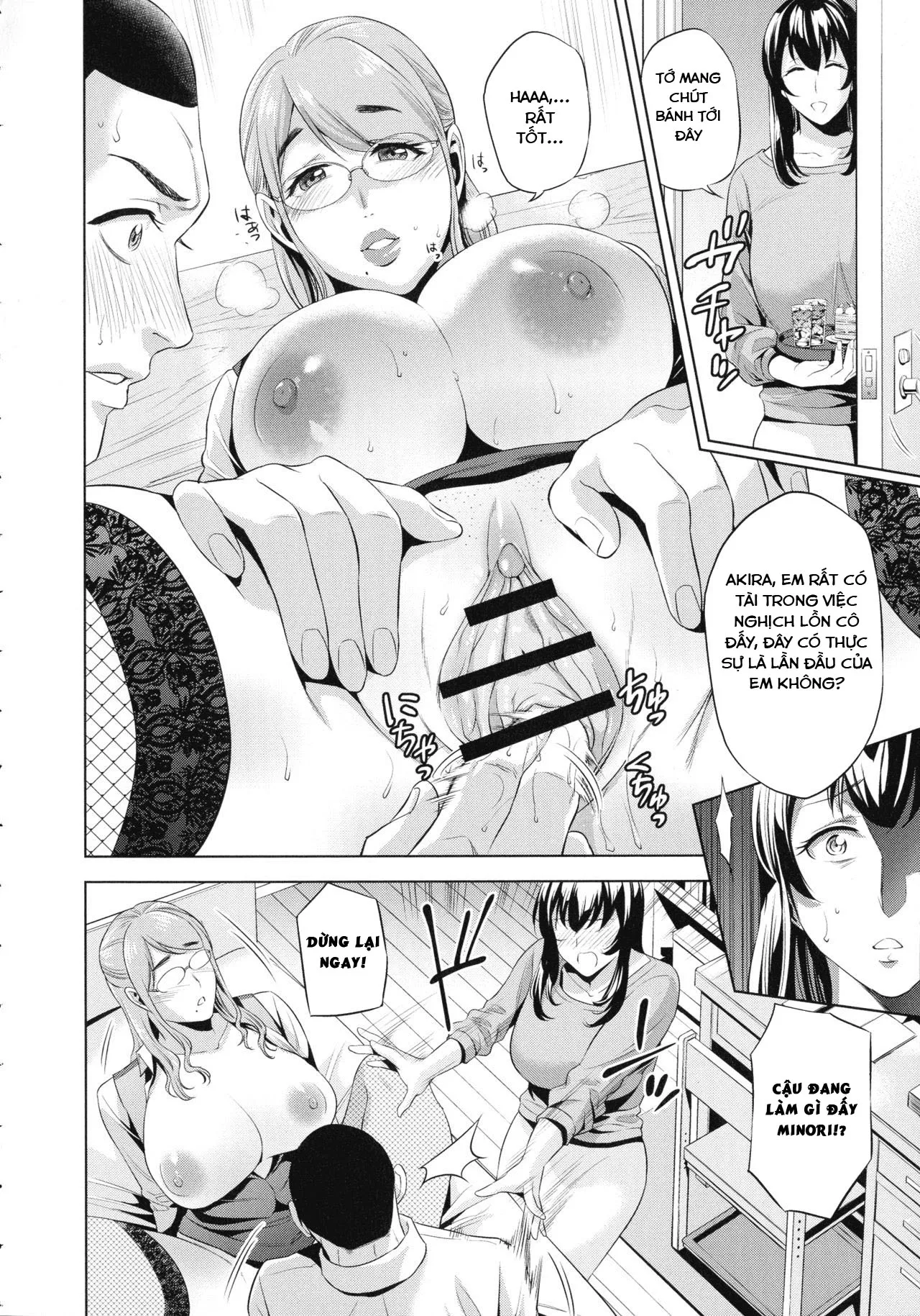HentaiVN.net - Ảnh 5 - Gia sư, mẹ và tôi!!! [Kateikyoushi to Haha to Boku] - Oneshot