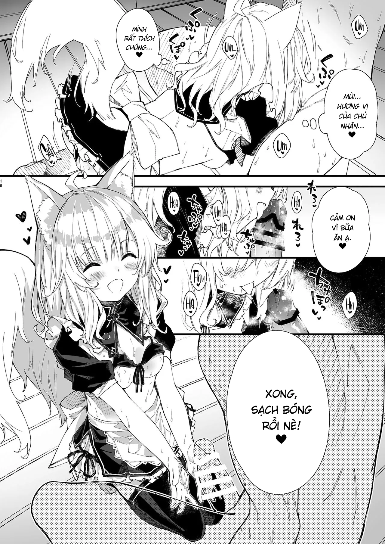 HentaiVN.net - Ảnh 14 - Sống Cùng Nàng Tai Thú [Kemomimi Maid to Ichaicha suru Hon, けもみみメイドといちゃいちゃする本] - Chương 1