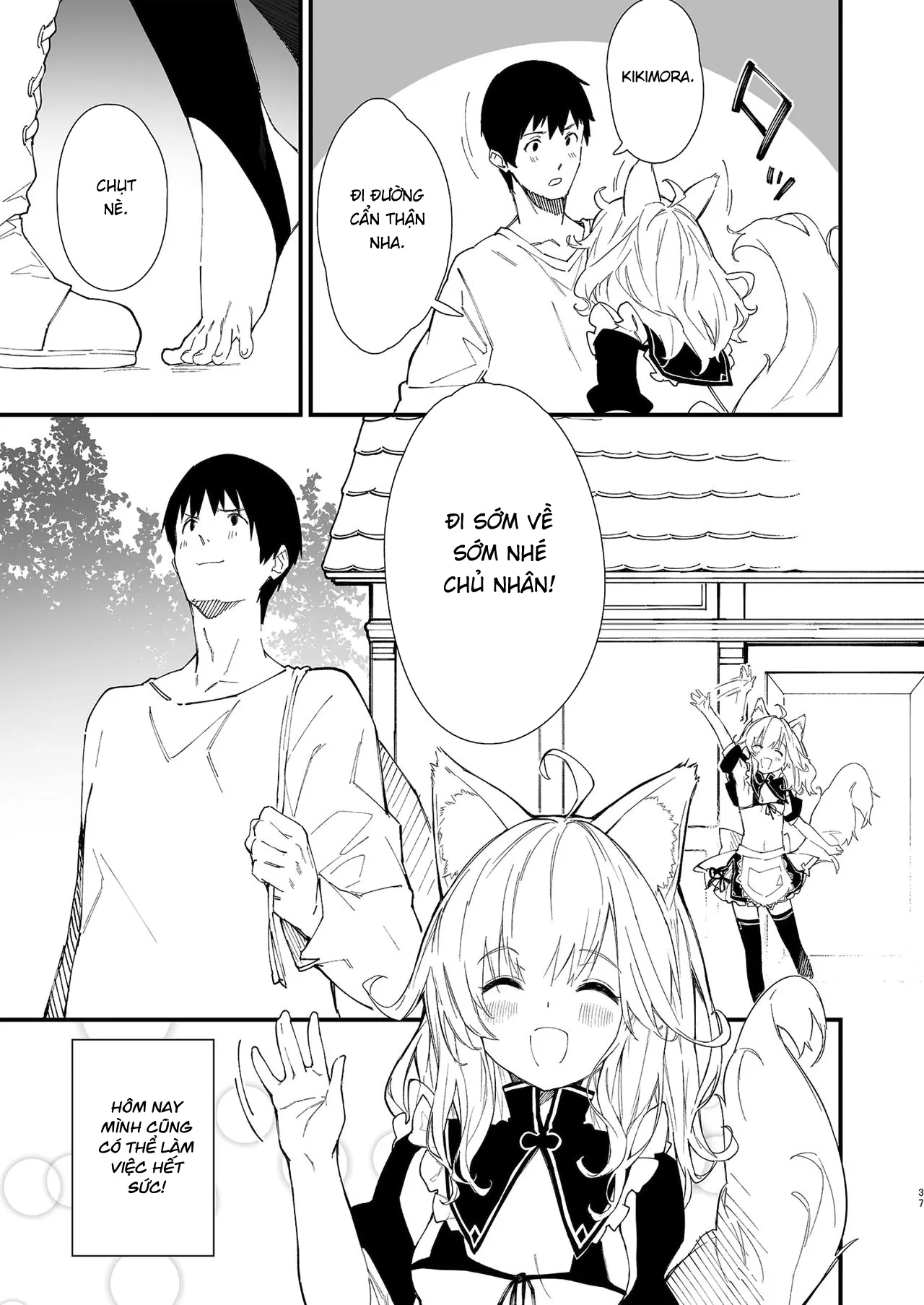 HentaiVN.net - Ảnh 35 - Sống Cùng Nàng Tai Thú [Kemomimi Maid to Ichaicha suru Hon, けもみみメイドといちゃいちゃする本] - Chương 1