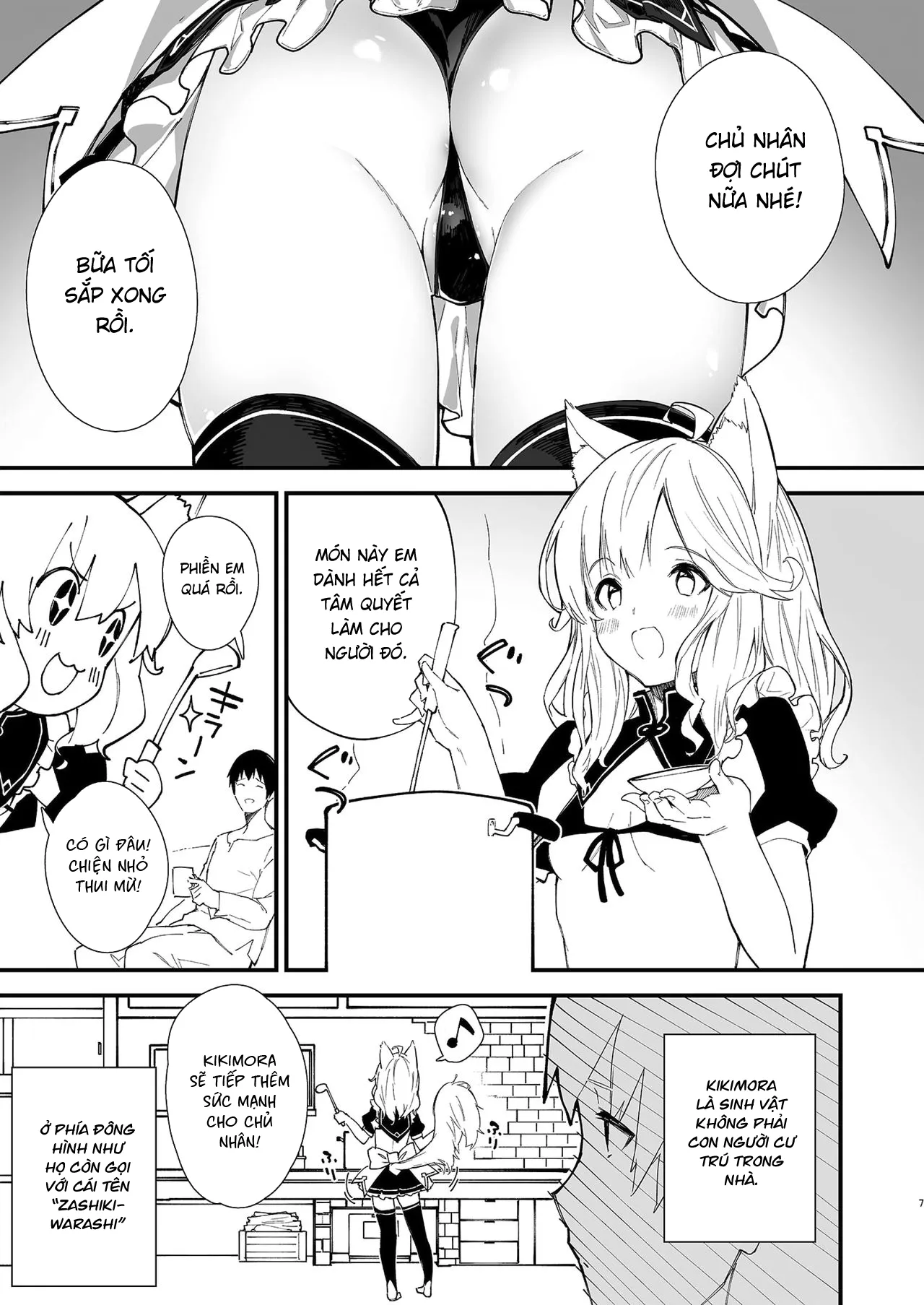 HentaiVN.net - Ảnh 5 - Sống Cùng Nàng Tai Thú [Kemomimi Maid to Ichaicha suru Hon, けもみみメイドといちゃいちゃする本] - Chương 1