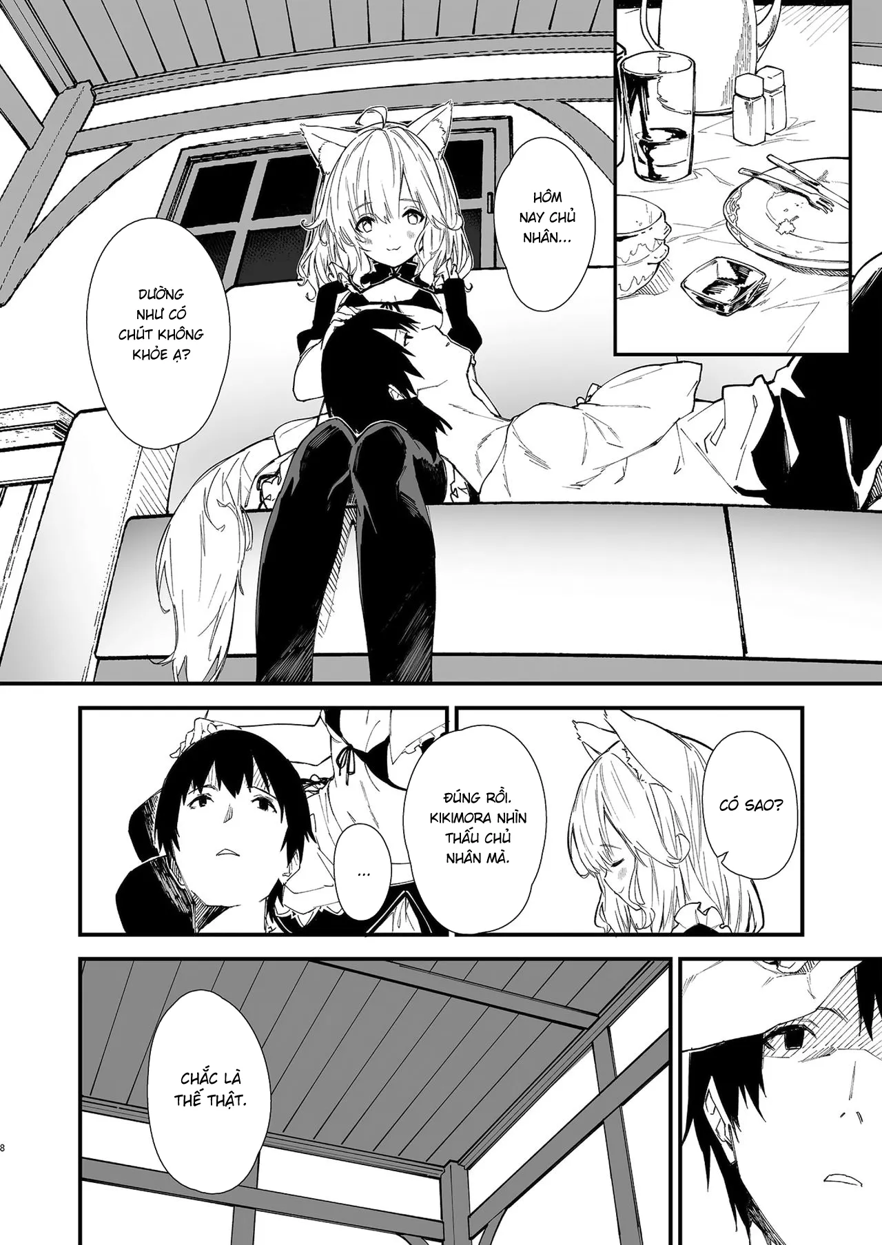 HentaiVN.net - Ảnh 6 - Sống Cùng Nàng Tai Thú [Kemomimi Maid to Ichaicha suru Hon, けもみみメイドといちゃいちゃする本] - Chương 1