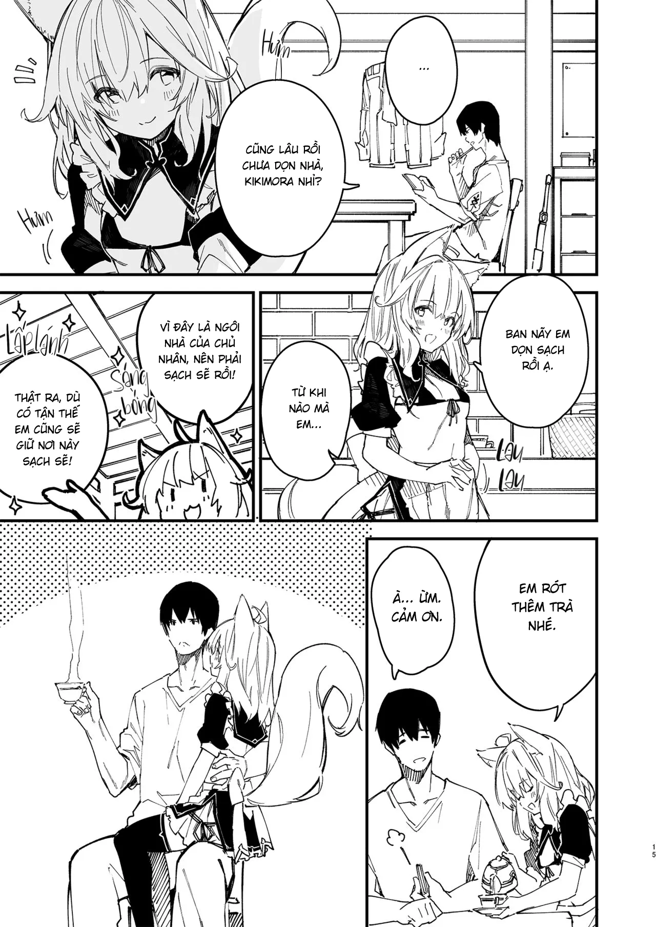 HentaiVN.net - Ảnh 13 - Sống Cùng Nàng Tai Thú [Kemomimi Maid to Ichaicha suru Hon, けもみみメイドといちゃいちゃする本] - Chương 2
